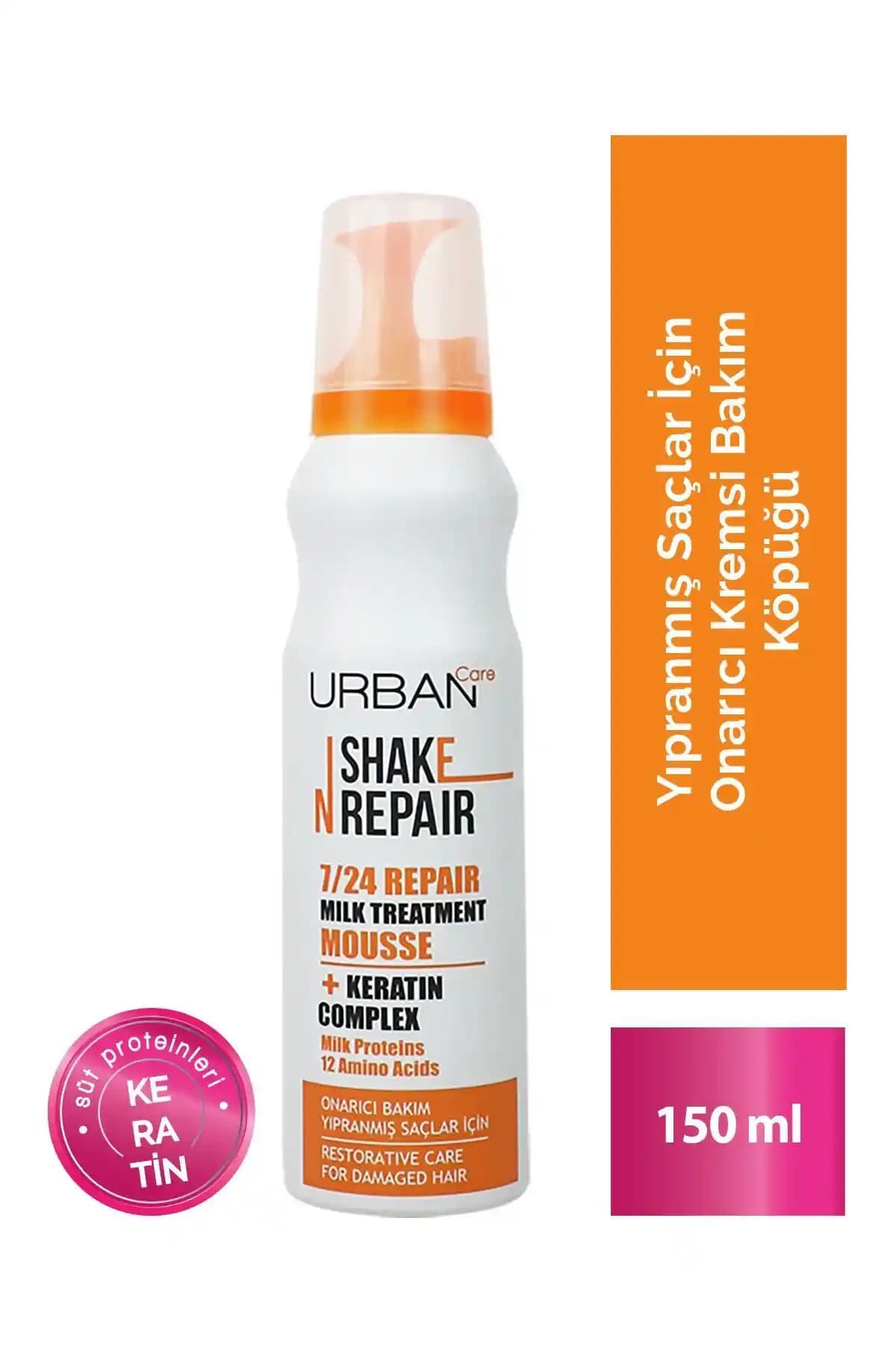 Urban Care Shake N Repair 7-24 Milk Treatment: Yıpranmış Saçlar İçin Güçlendirici ve Hacim Verici Bakım Ürünü