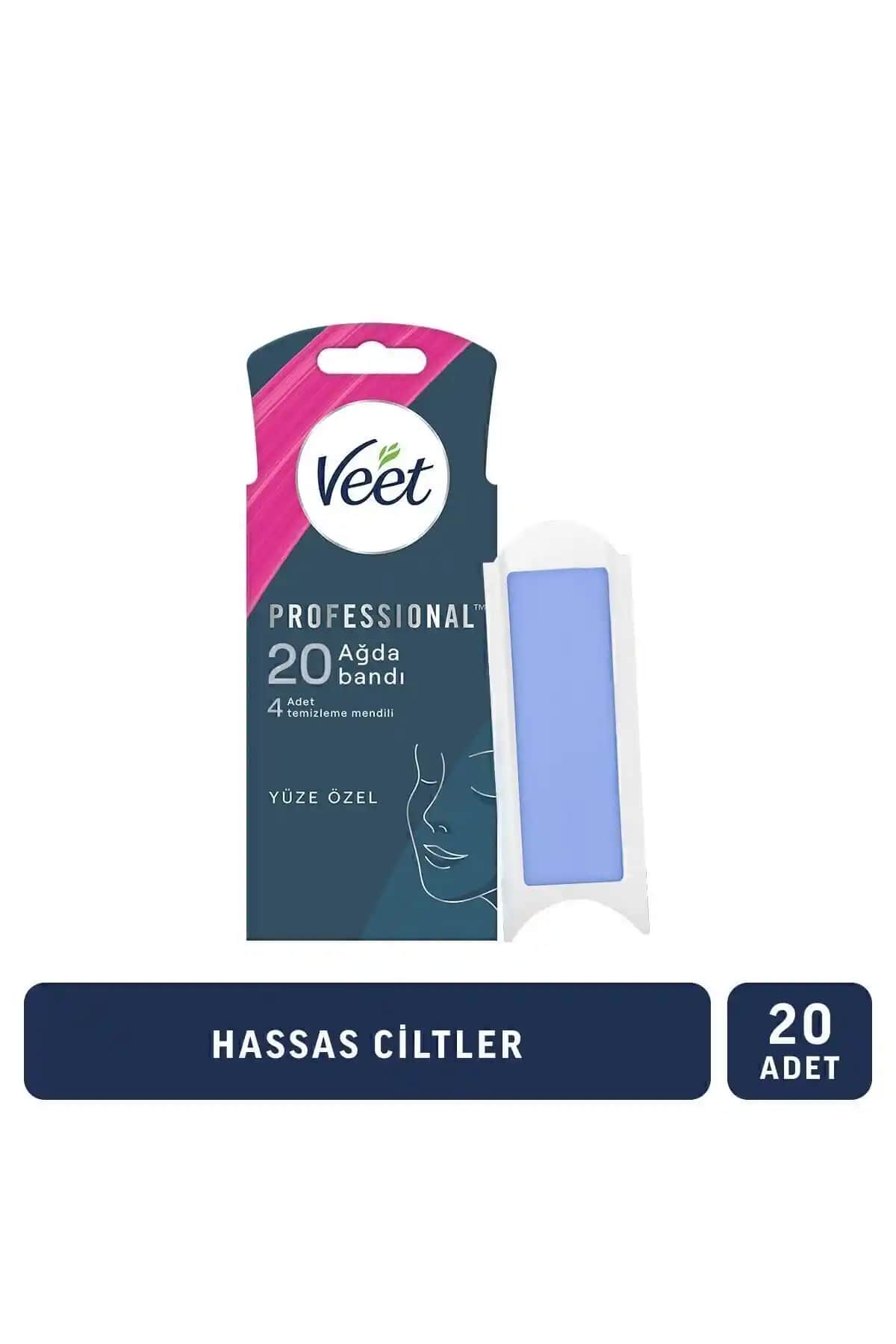 Veet Profesyonel Yüze Özel Sir Ağda Bandı: Hassas Ciltler İçin Güvenli ve Etkili Çözüm