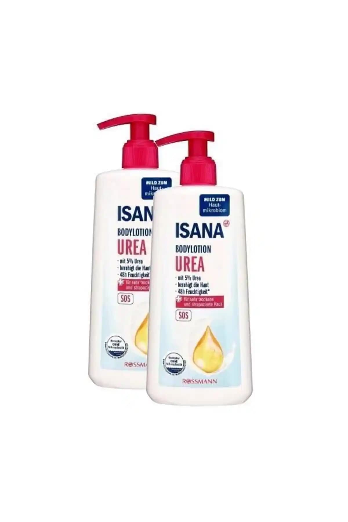 ISANA %5 Üre İçeren Vücut Losyonu: Yoğun Nemlendirme ve Pürüzsüz Cilt Sağlar