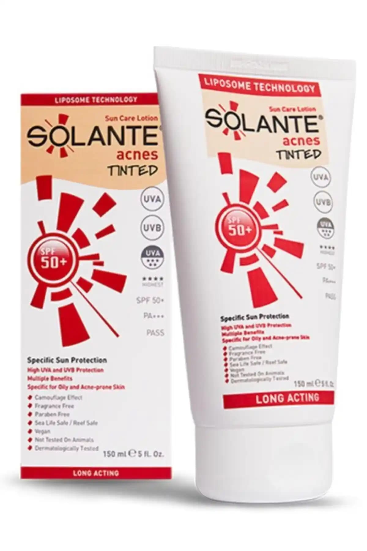 Solante Acnes ve Telerubor Tinted Güneş Koruyucu Ürünlerin Karşılaştırması ve Özellikleri