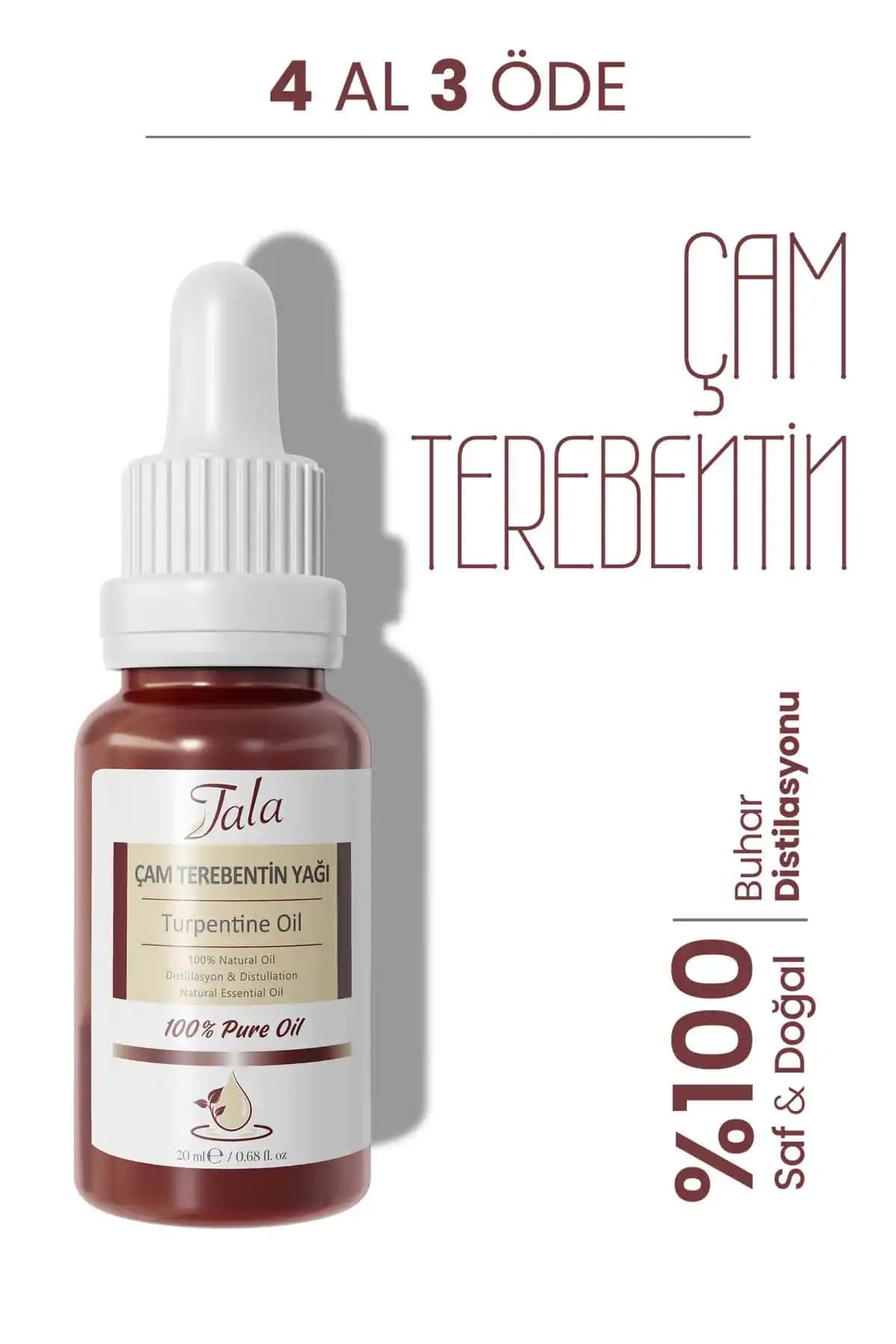 Tala %100 Saf Çam Terebentin Yağı ile Saç ve Cilt Bakımında Doğal Destek