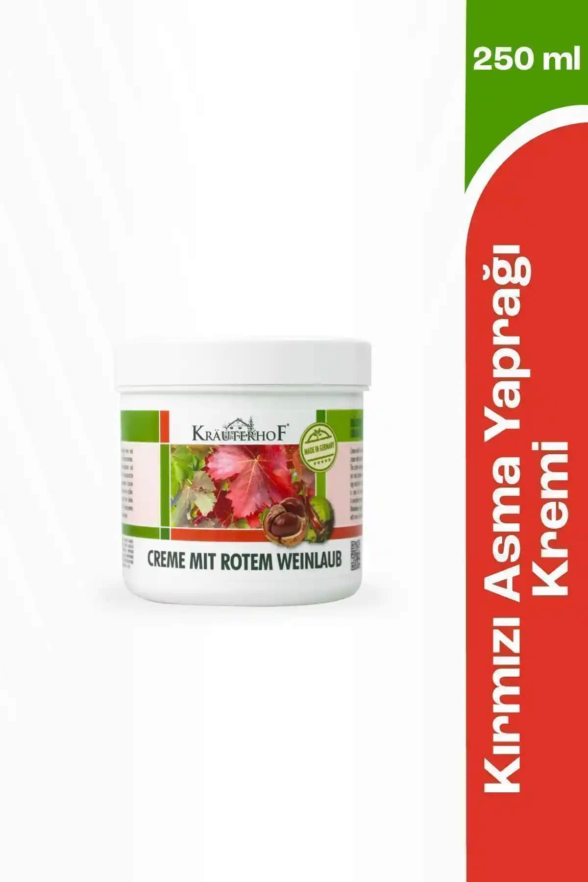Krauterhof Kırmızı Asma Yaprağı Kremi: Doğal Rahatlatıcı ve Nemlendirici Özellikleri