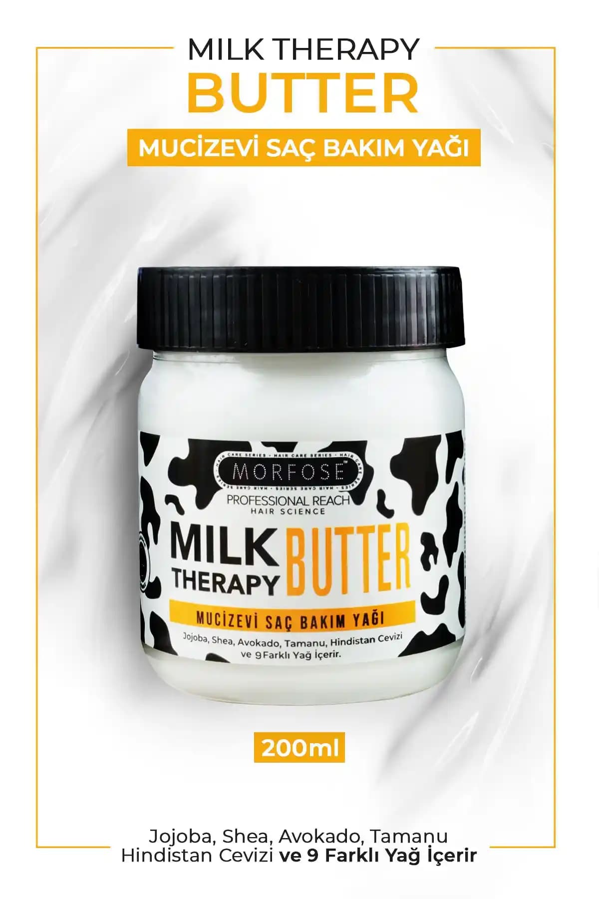 Morfose Milk Therapy Butter Oil Saç Bakımında Yenilikçi ve Doğal Çözüm