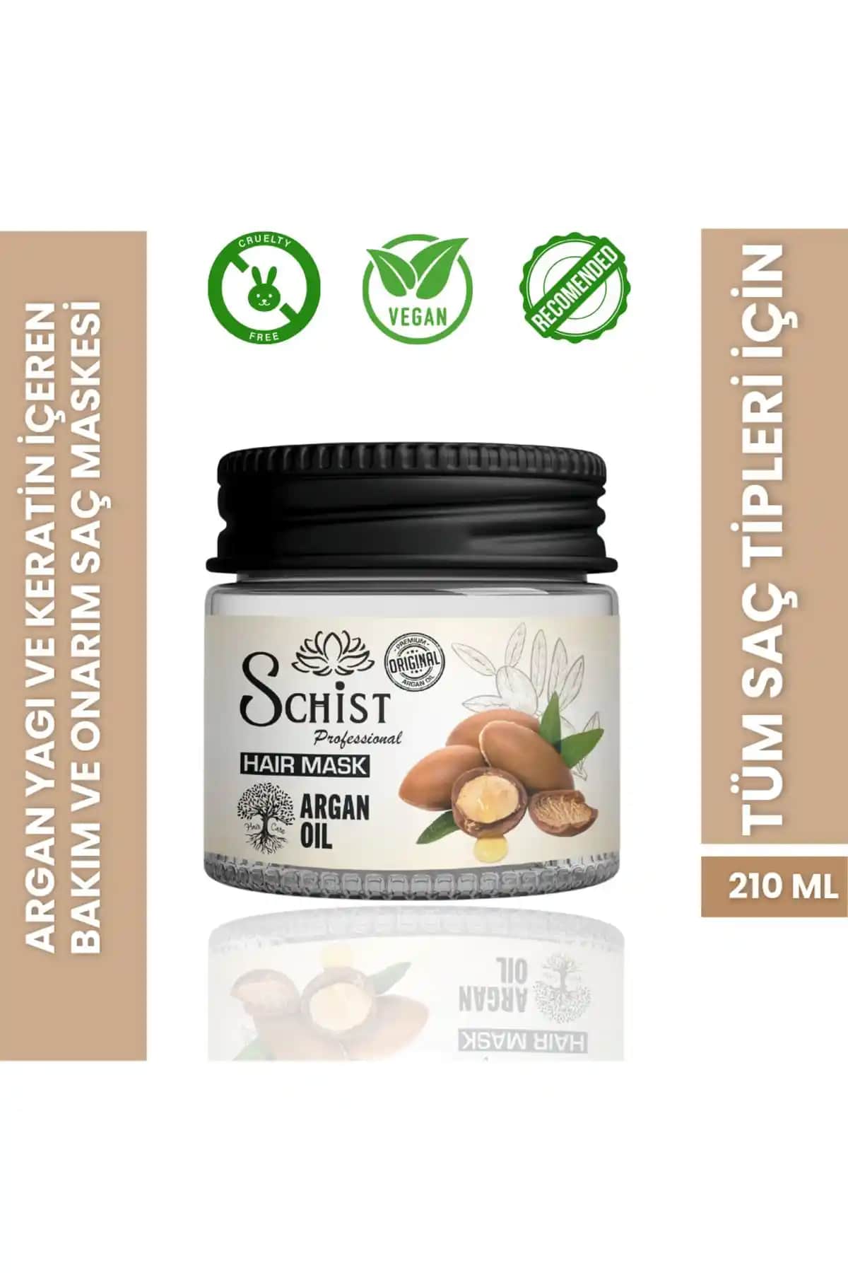 Schist Professional Argan Yağlı ve Keratinli Saç Maskesi İncelemesi Saç Sağlığını Güçlendiren Doğal Bakım Ürünü