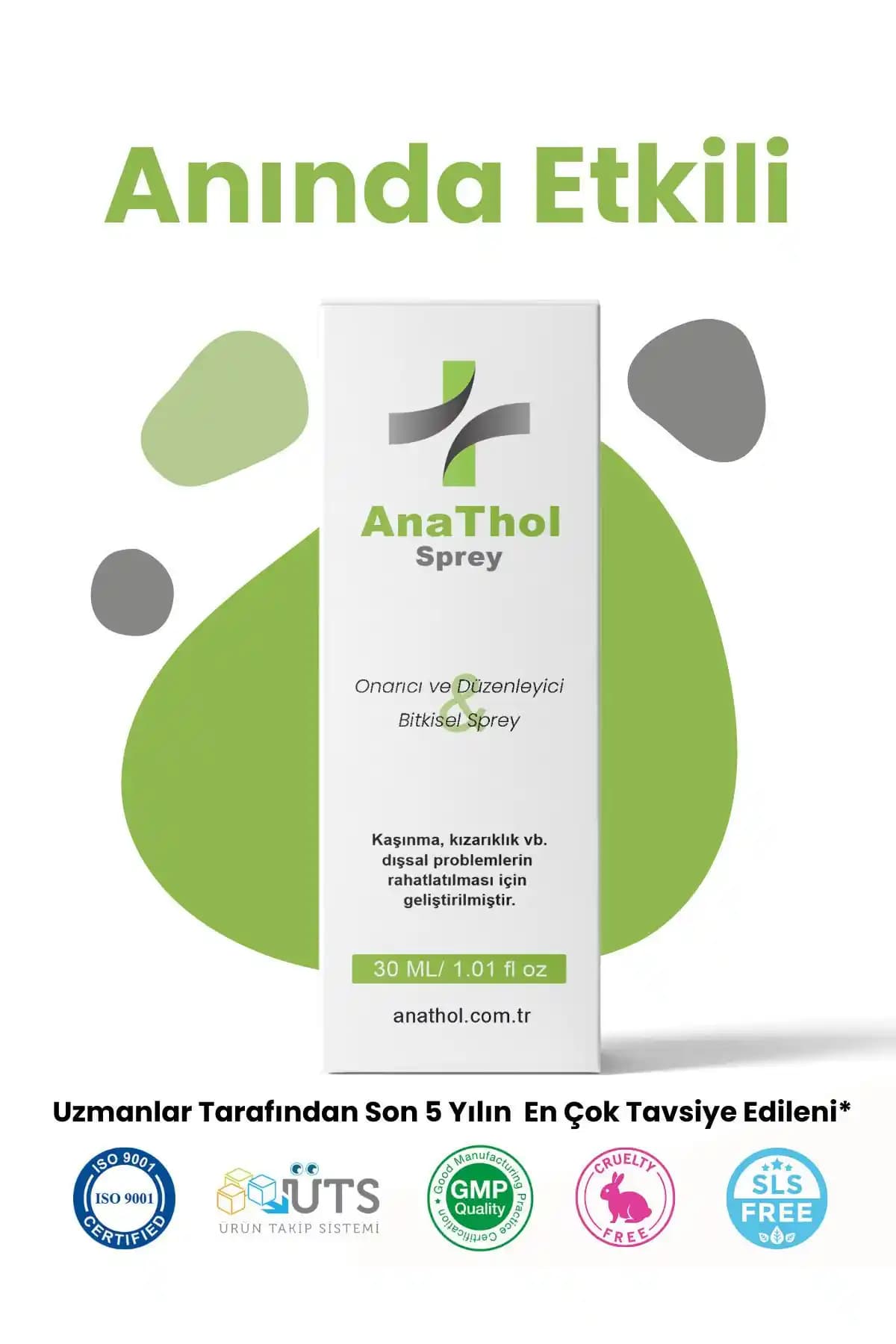 Your Hidden Potential AnaThol Bitkisel Onarıcı Sprey Cilt Yenileme ve Hassasiyet Giderici
