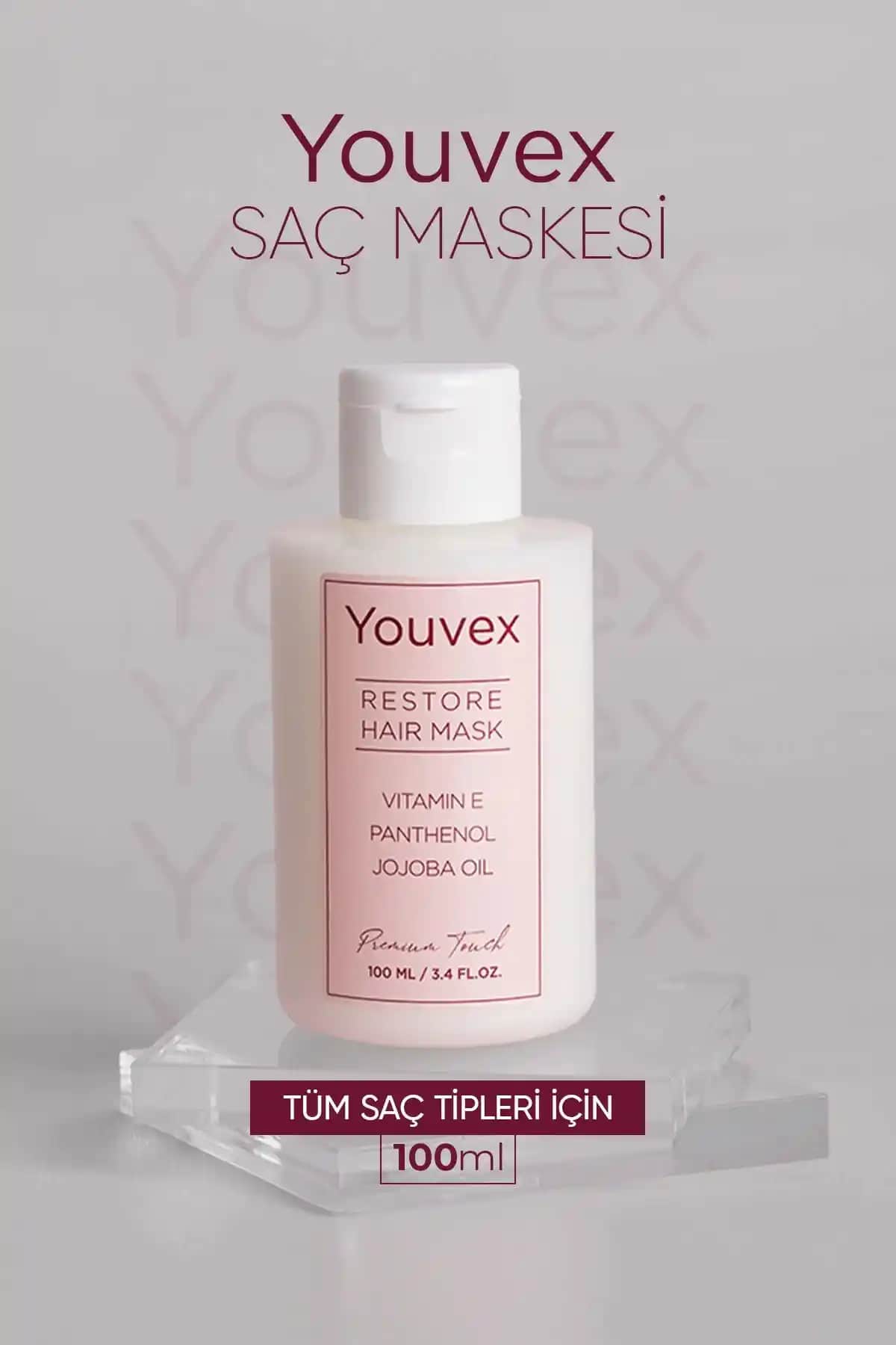 Youvex Premium Touch Yoğun Bakım Maskesi: Yıpranmış Saçlar İçin Güçlendirici Çözüm