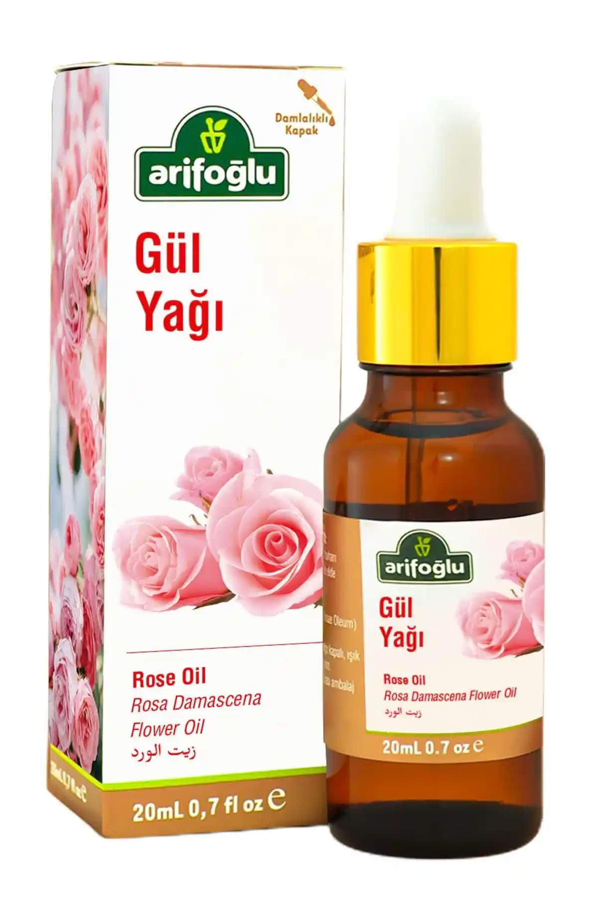 Arifoğlu Gül Yağı 20 ml Doğal ve Çok Yönlü Güzellik ve Sağlık Kaynağı