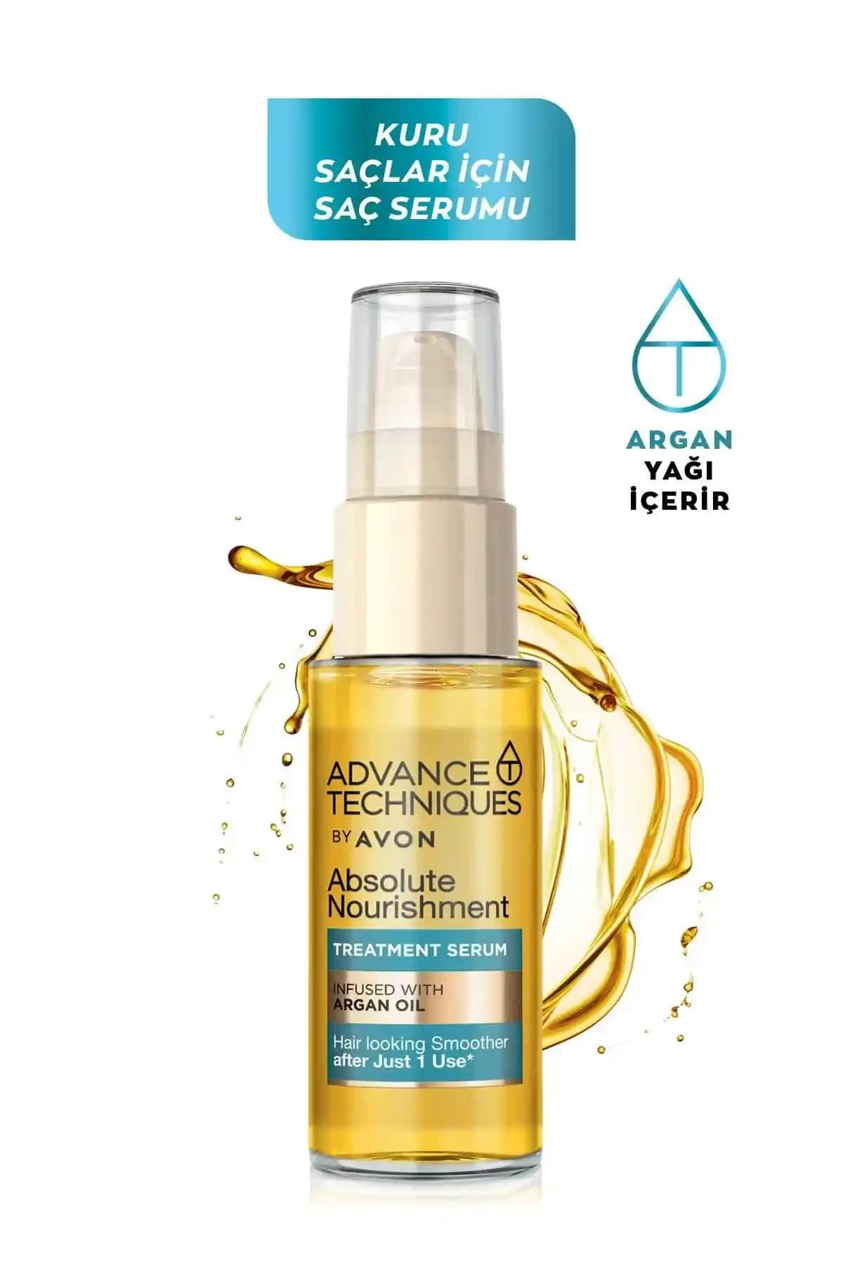 Avon Advance Techniques Fas Argan Yağı İçeren Besleyici Saç Serumu: Doğal ve Güçlendirici Bakım Ürünü