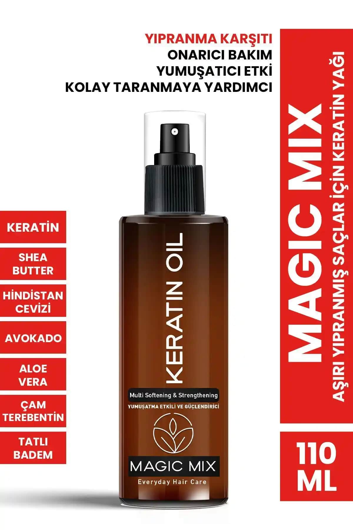PROCSIN Magic Mix Keratin Yağı ile Yıpranmış Saçlarınızı Güçlendirin ve Parlaklık Kazanın