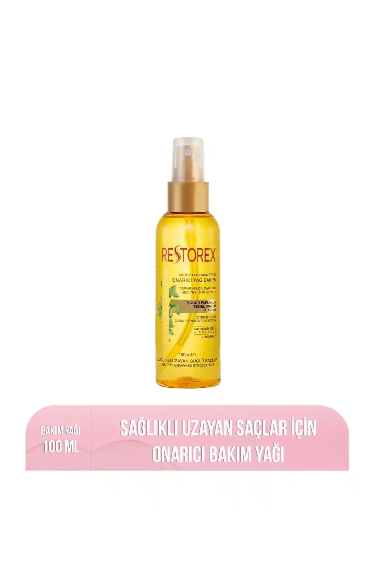 Restorex Saç Bakım Yağı: Doğal İçeriklerle Saç Sağlığını Destekleyen Onarıcı Formül