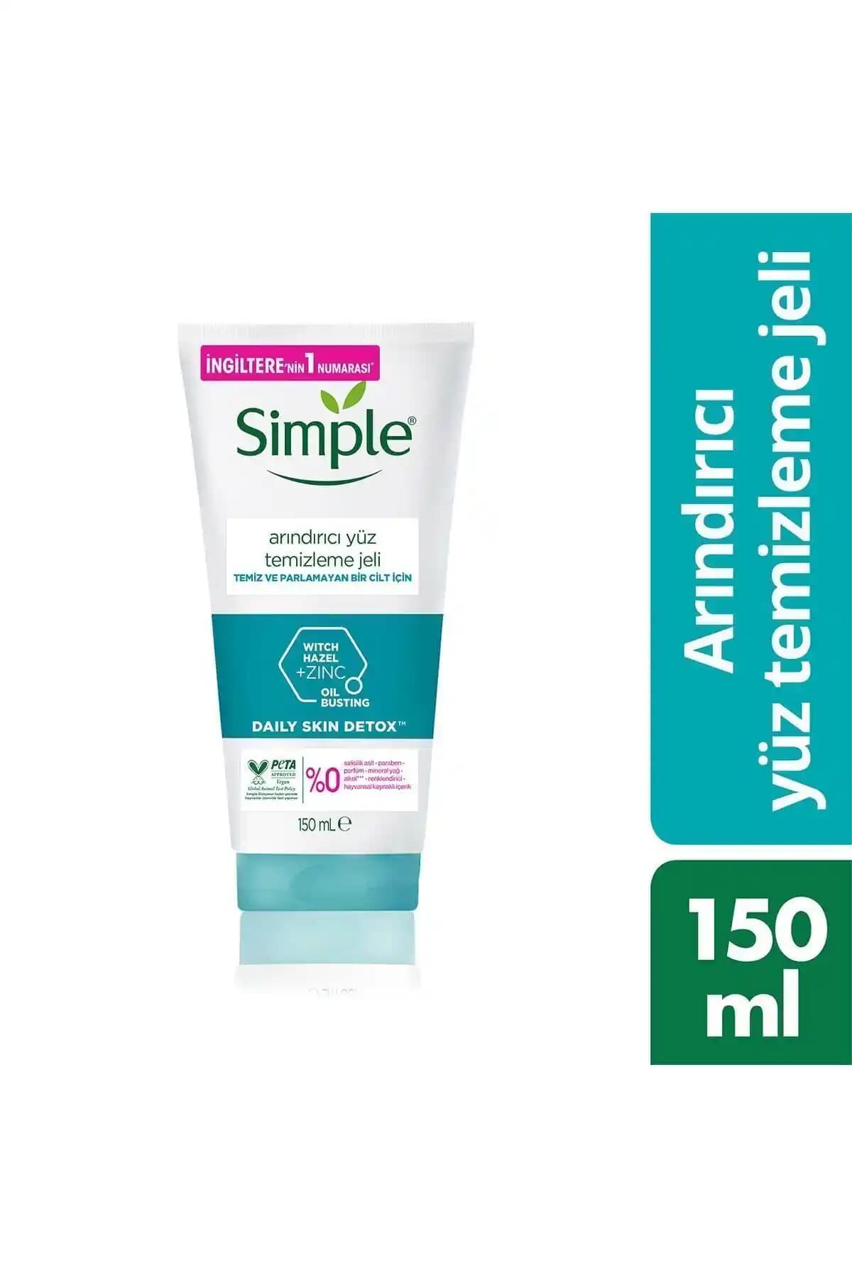 Yüz Temizleme Jel Çeşitleri Karşılaştırması: Simple Daily Skin Detox ve VITAYES Ürünleri