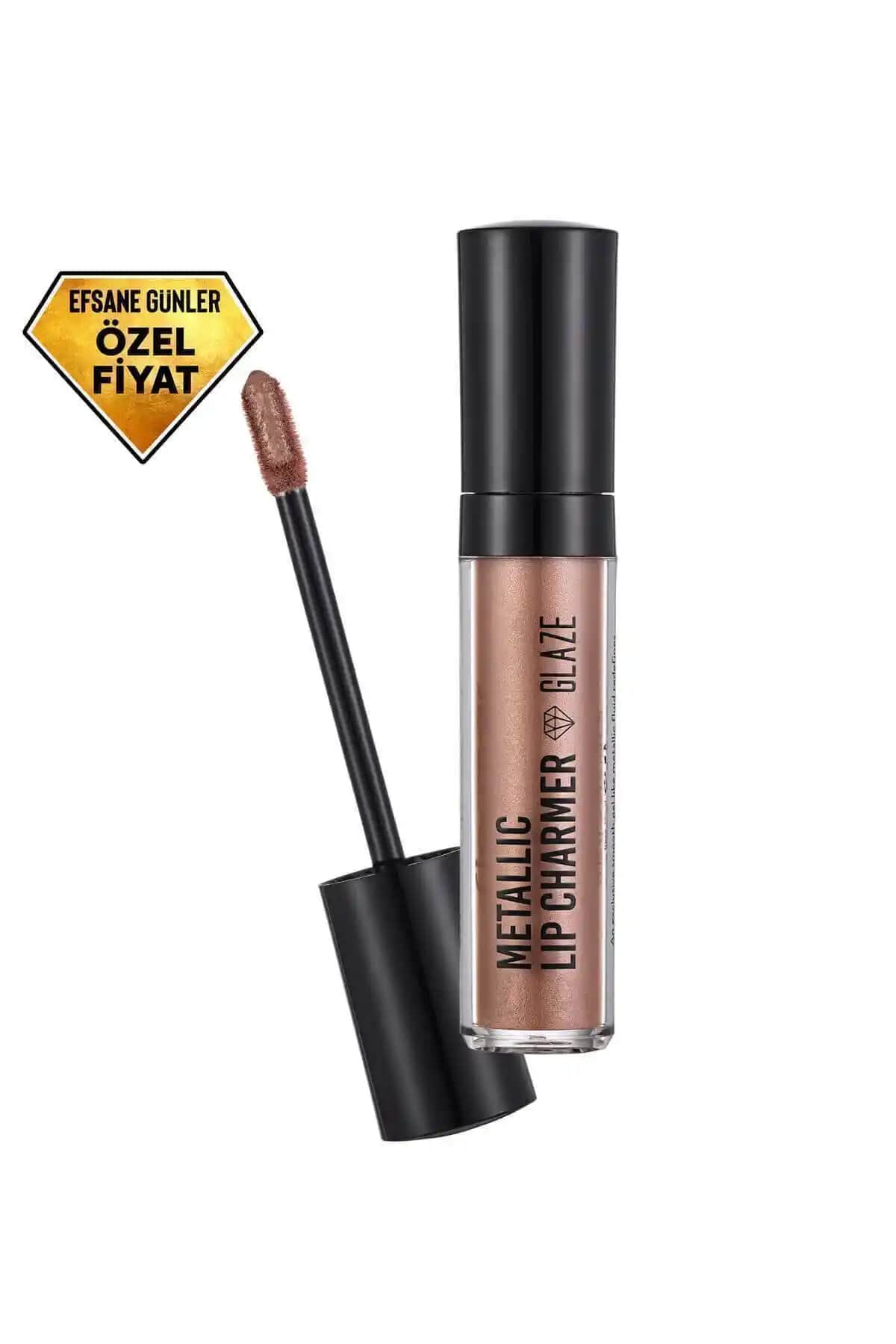 Flormar Metallic Lip Charmer Glaze Sparkling Blush 03 Parlak Metalik Dudak Rujunun Özellikleri ve Kullanım İpuçları