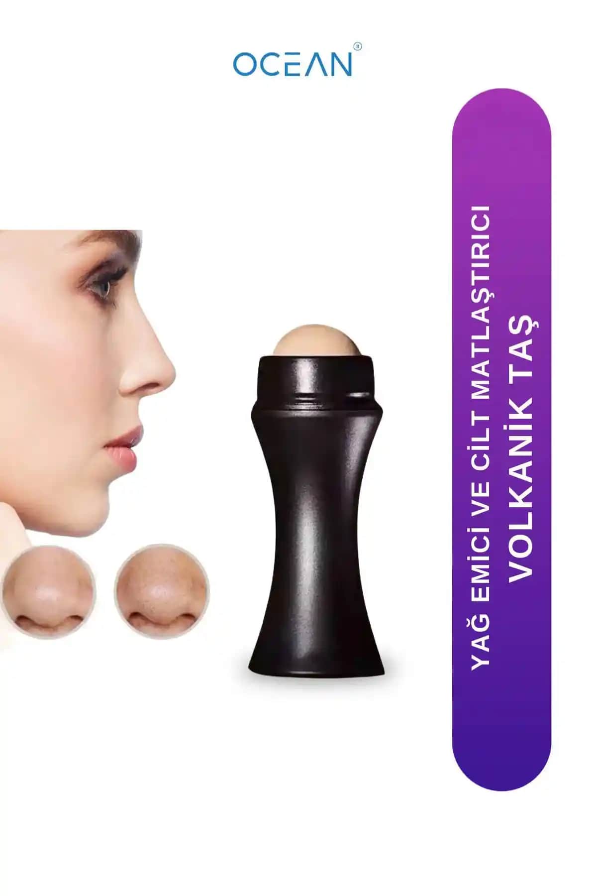 Ocean Volkanik Taş: Doğal Yağ Emici ve Cilt Matlaştırıcı Lav Taşı - Günlük Bakım İçin Pratik Çözüm