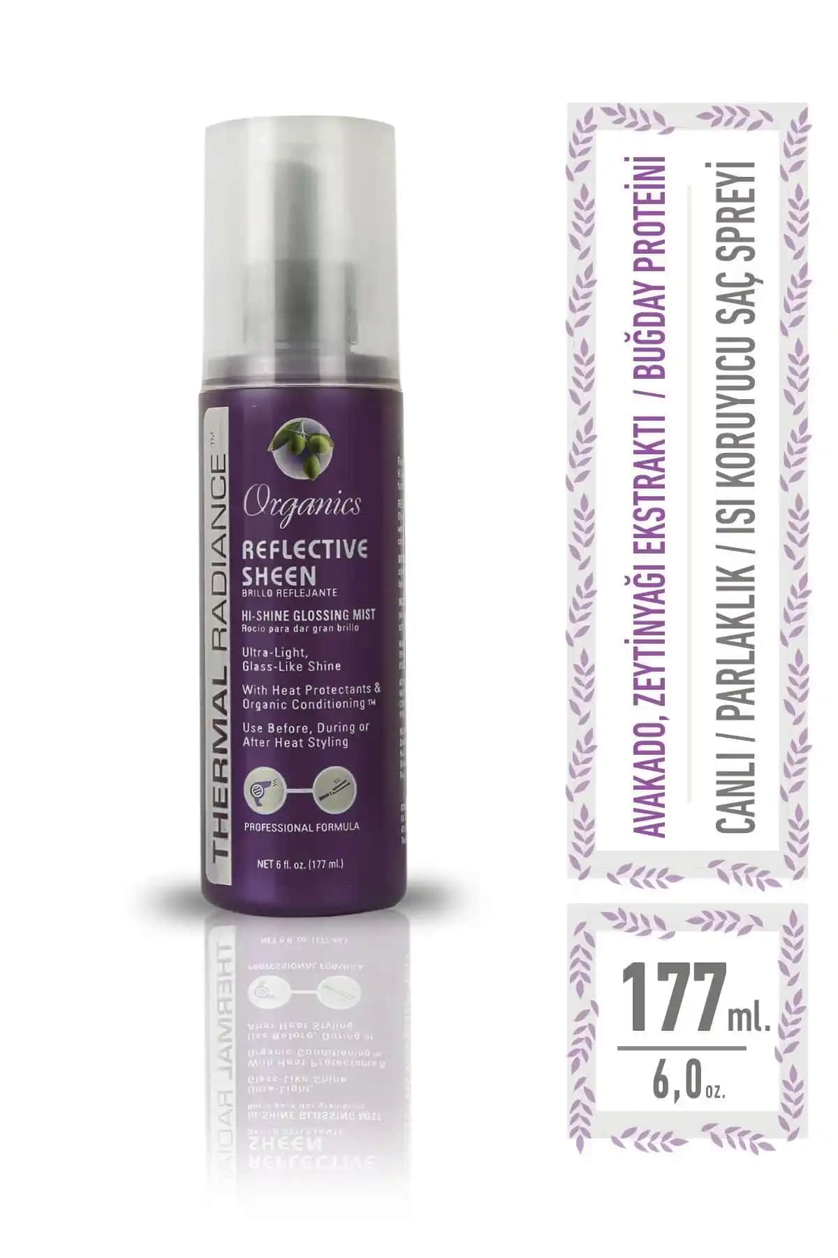 Organics Isı Koruyucu Protein Bakım Spreyi ile Saçlarınızı Güçlendirin ve Parlaklık Kazandırın