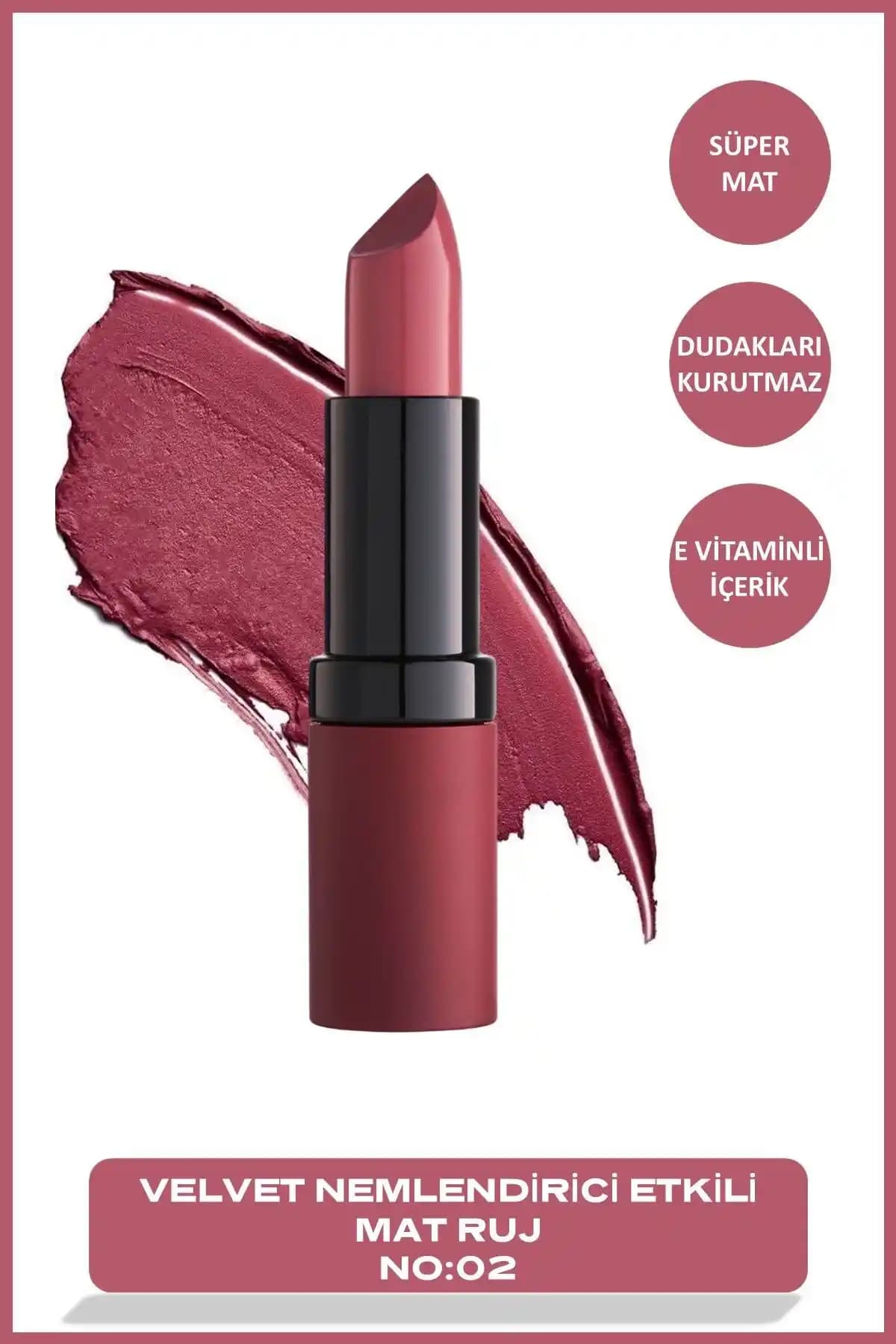 Golden Rose Velvet Matte Ruj Karşılaştırması: Antique Rose ve Mid Brown Renkleri