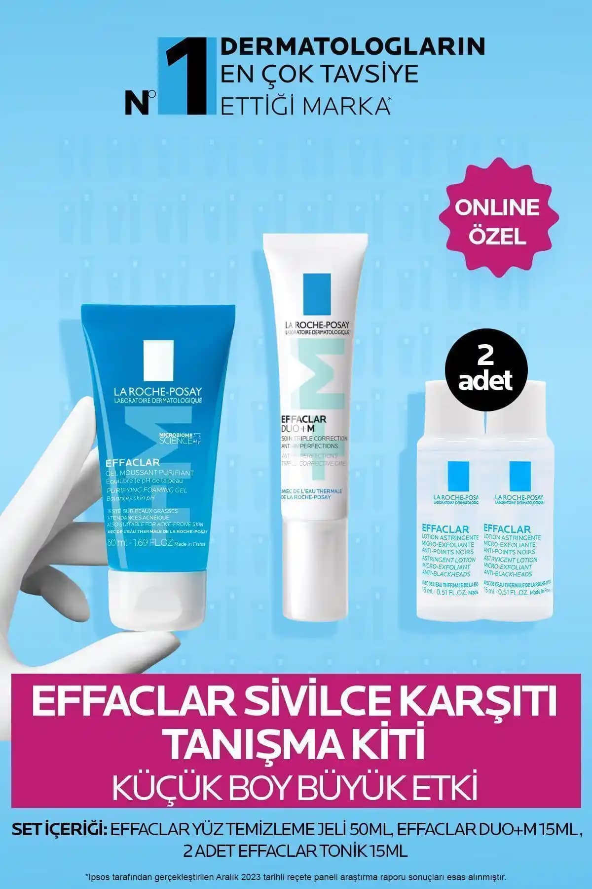 La Roche Posay Akne ve Sivilceye Eğilimli Ciltler İçin Bakım Seti Özellikleri ve Kullanımı