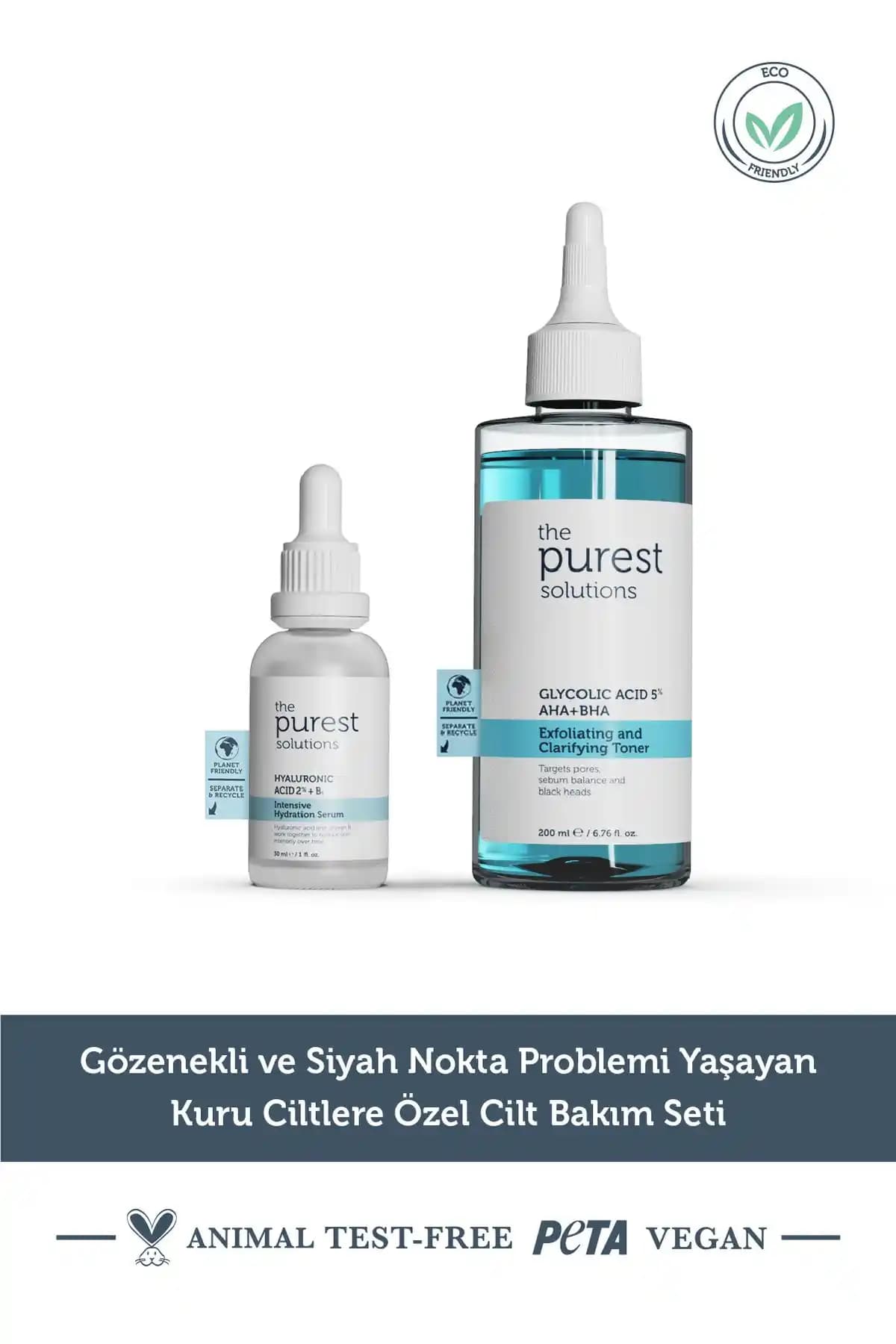 The Purest Solutions Gözenek ve Siyah Nokta Problemleri İçin Kuru Cilt Bakım Seti