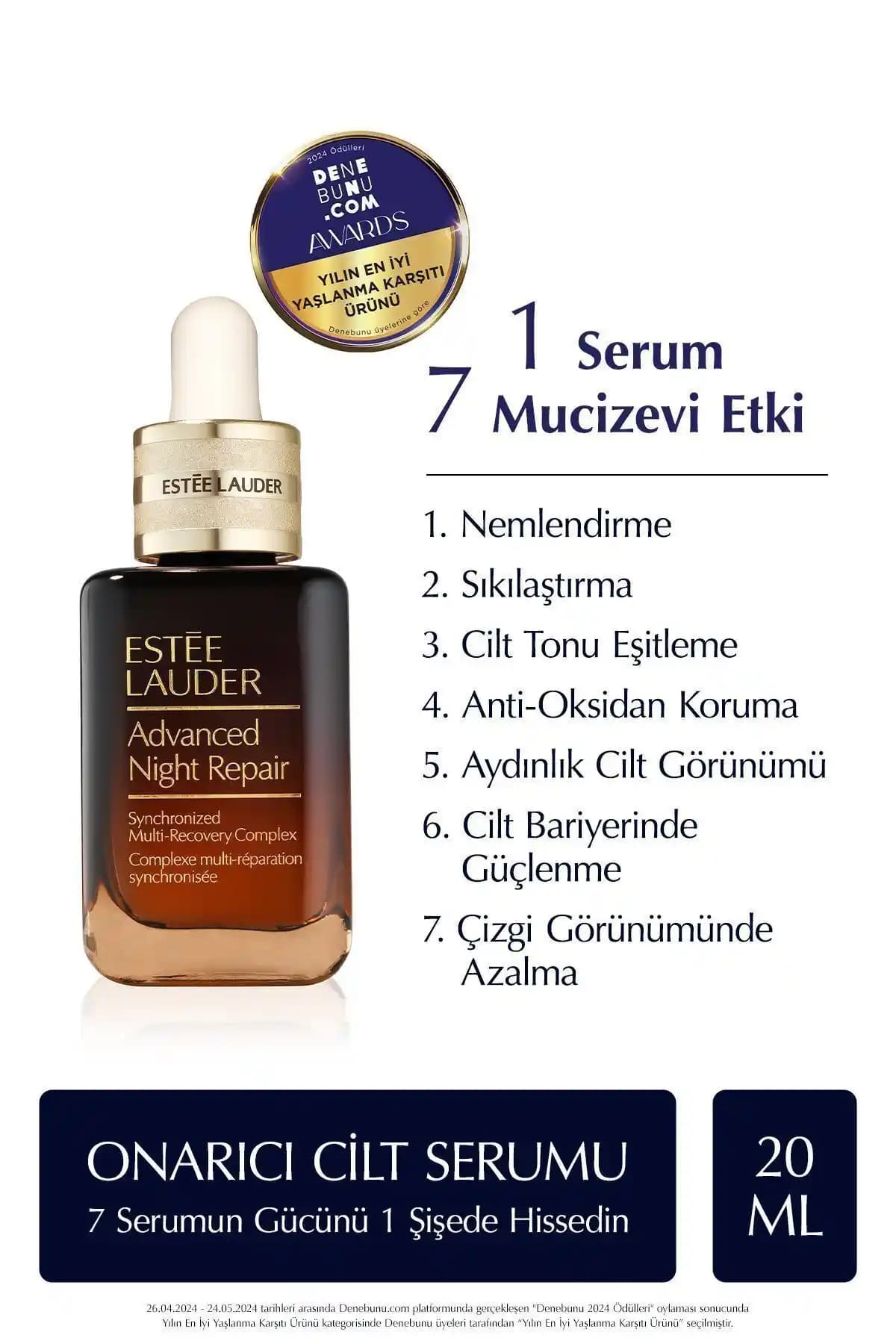 Estée Lauder Advanced Night Repair Yaşlanma Karşıtı Gece Serumu İncelemesi