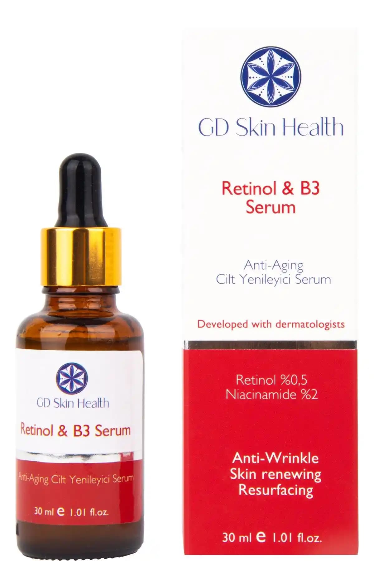 GD Skin Health Retinol ve Vitamin B3 İçeren Yaşlanma Karşıtı Serum Ürün Özellikleri ve Kullanım Rehberi