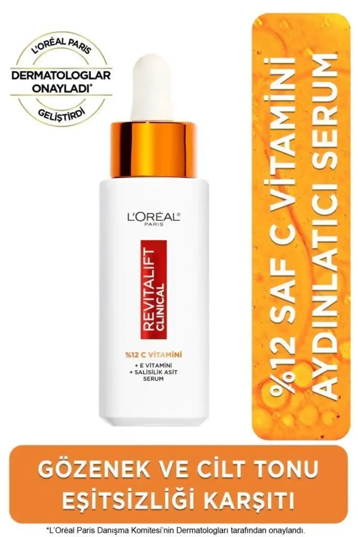 L'Oreal Paris Revitalift %12 Saf C Vitamini Serumu ile Cilt Parlaklığınızı Artırın