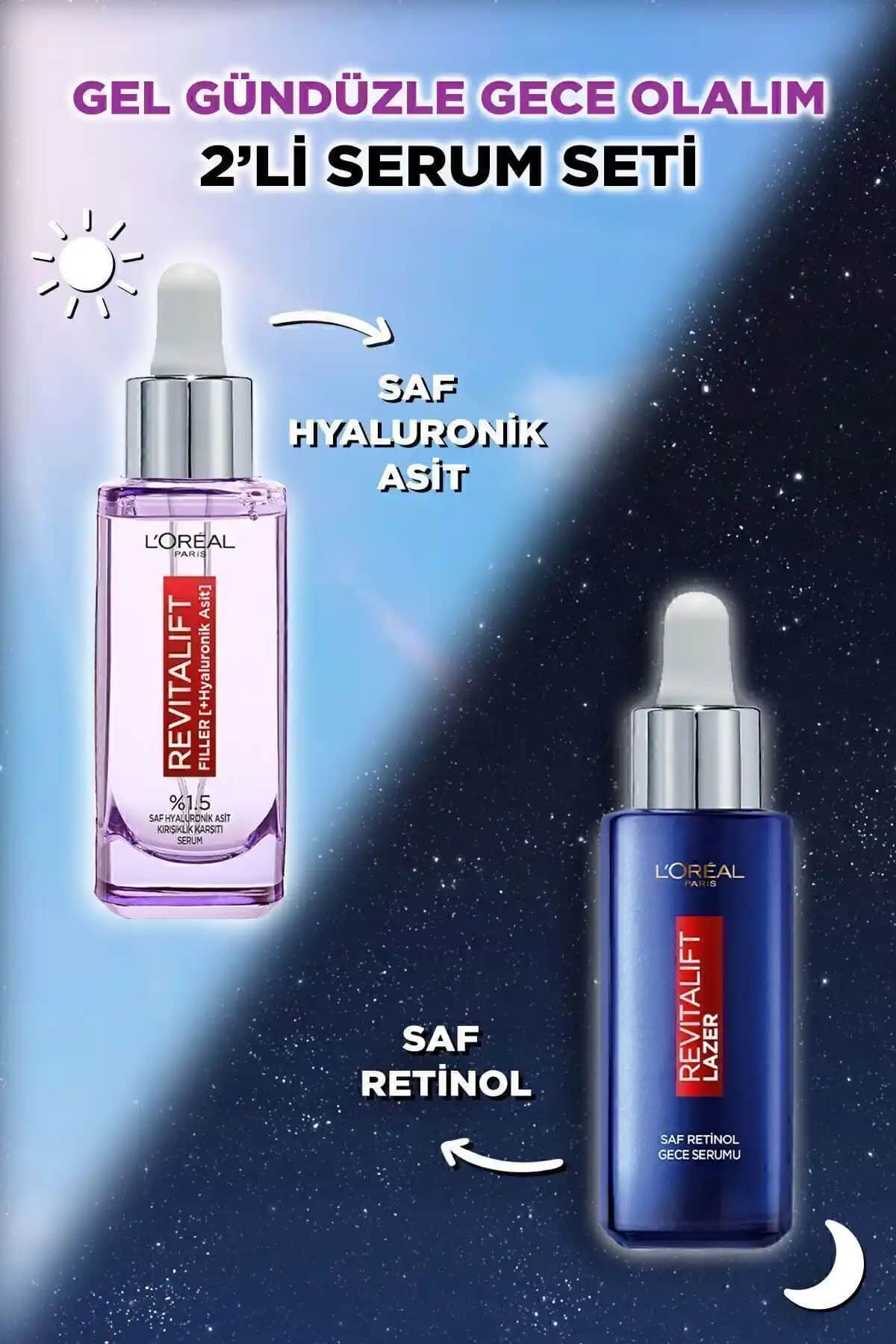 L'Oreal Paris Revitalift Filler %1.5 Saf Hyaluronik Asit ve Retinol Serumu: Yaşlanma Karşıtı Güç Birliği