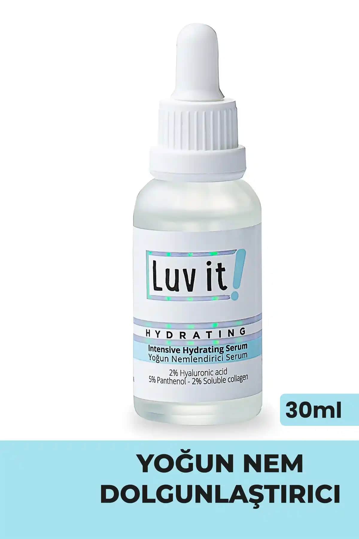 Luv it Yoğun Nemlendirici Serum: Cilt Nemlendirme ve Elastikiyet Artırıcı Etkileri