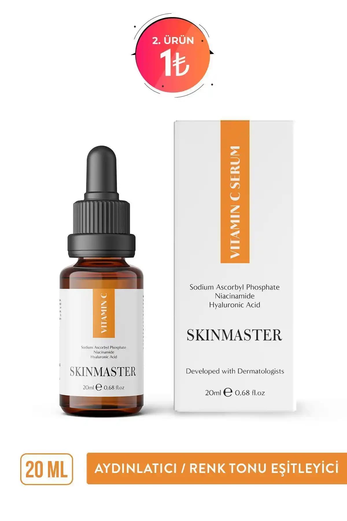 SkinMaster Vitamin C Serum ile Cildinizi Yenileyin ve Parlatın Doğal ve Güçlü Formülasyon