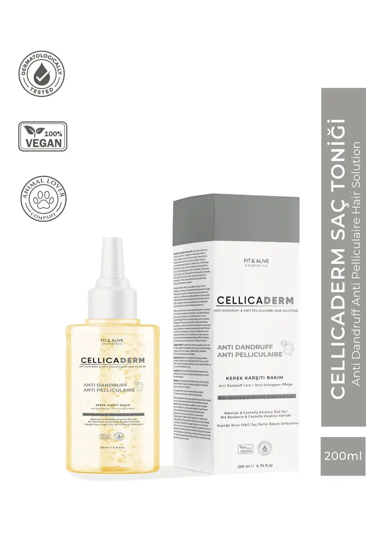 Fit & Alive Fitalive Cellicaderm Kepek Karşıtı Saç Solüsyonu İncelemesi ve Kullanıcı Deneyimleri