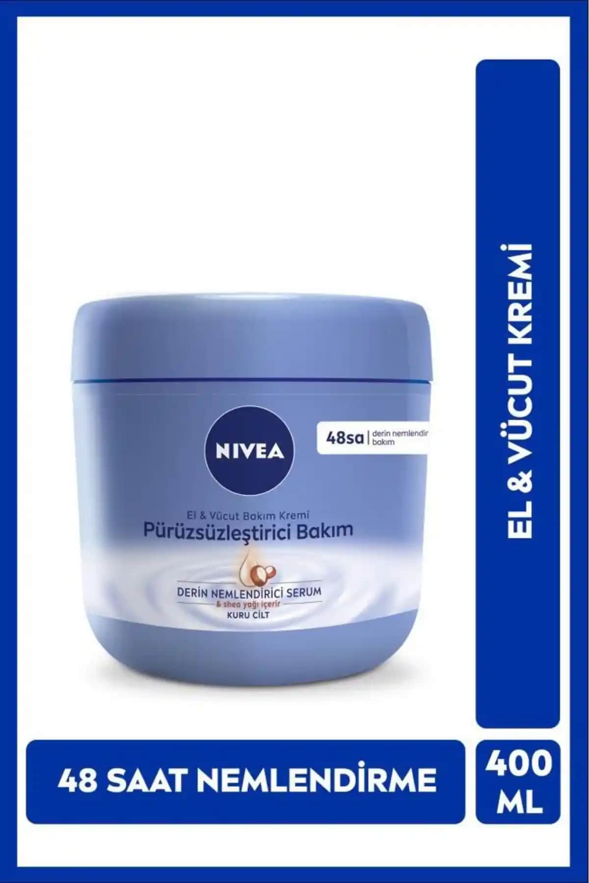 NIVEA Pürüzsüzleştirici El ve Vücut Bakım Kremi: Nem ve Yumuşaklık Sağlayan Formül