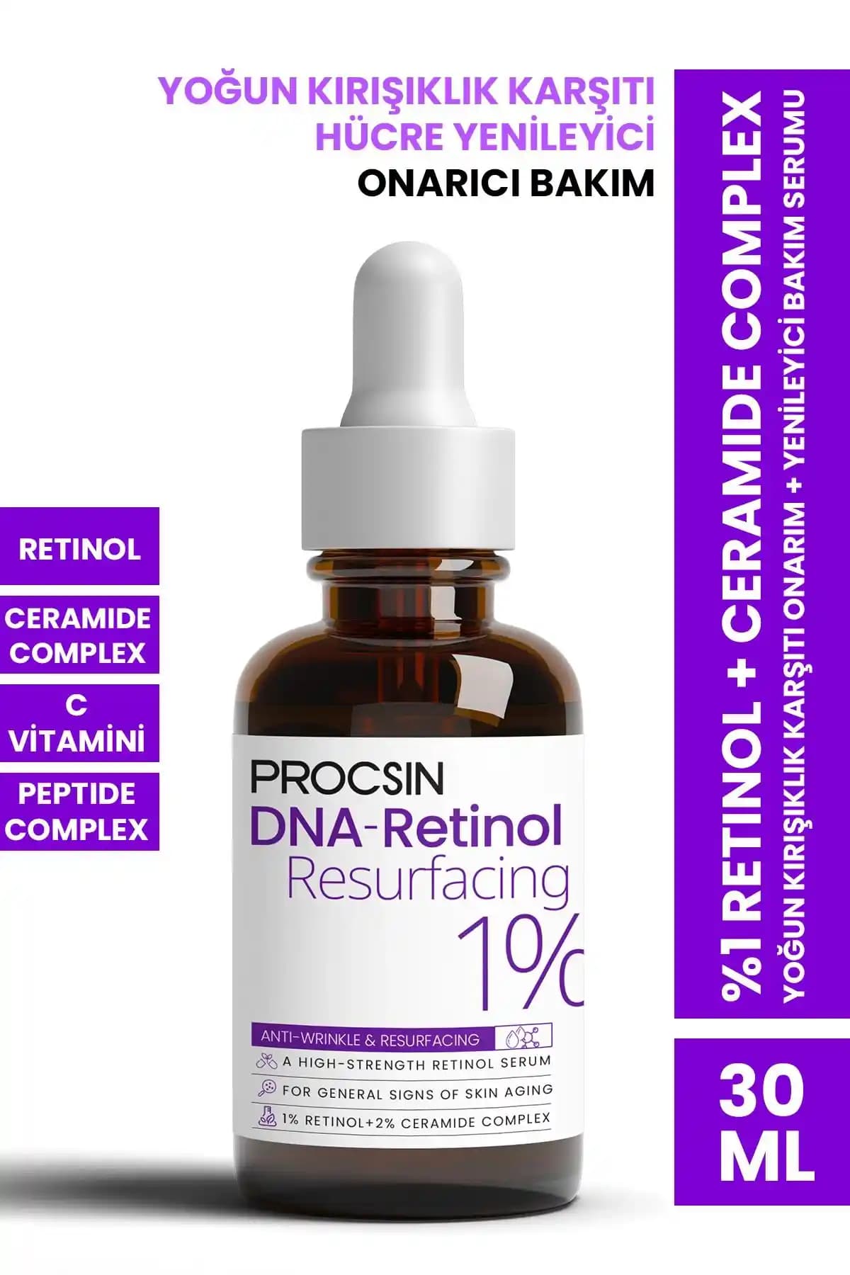 PROCSIN Hydro Solution %1 Retinol Ceramide Serumu ile genç ve sağlıklı ciltye ulaşın