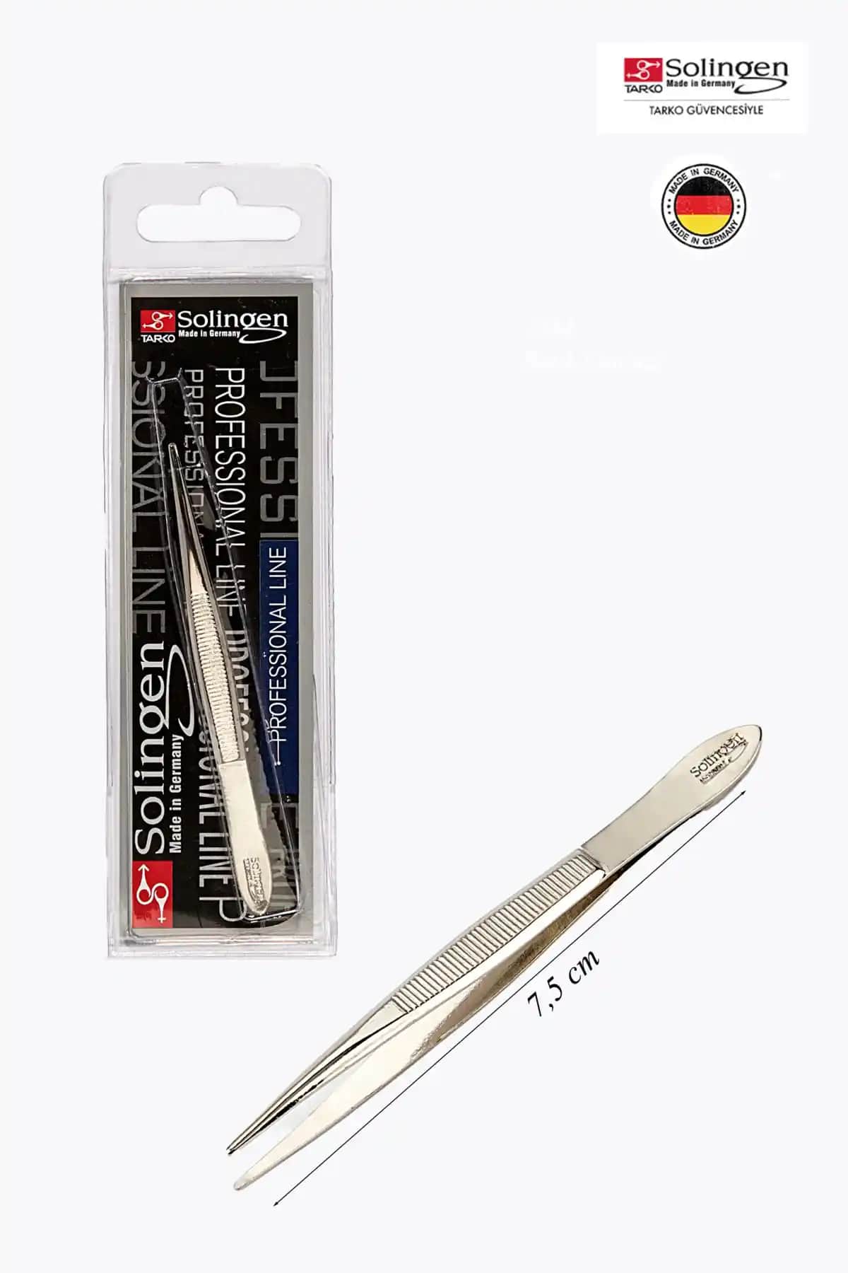 Solingen Batık Cımbız: Hassas ve Dayanıklı Tüy Alma ve Bakım Aracı