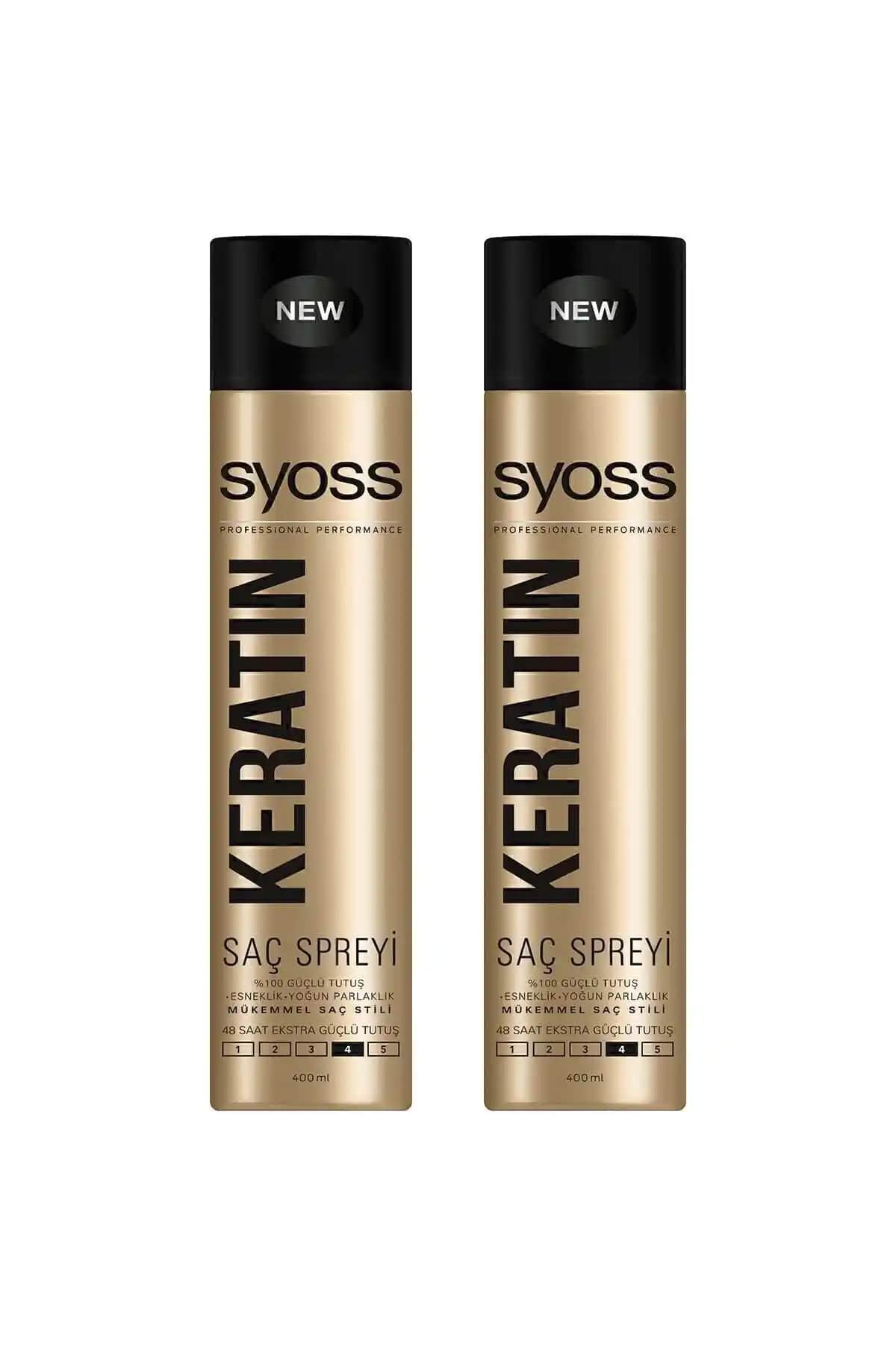Syoss Keratin Sprey 400 ml ile Saçlarınızı Güçlendirin ve Hacim Kazanın