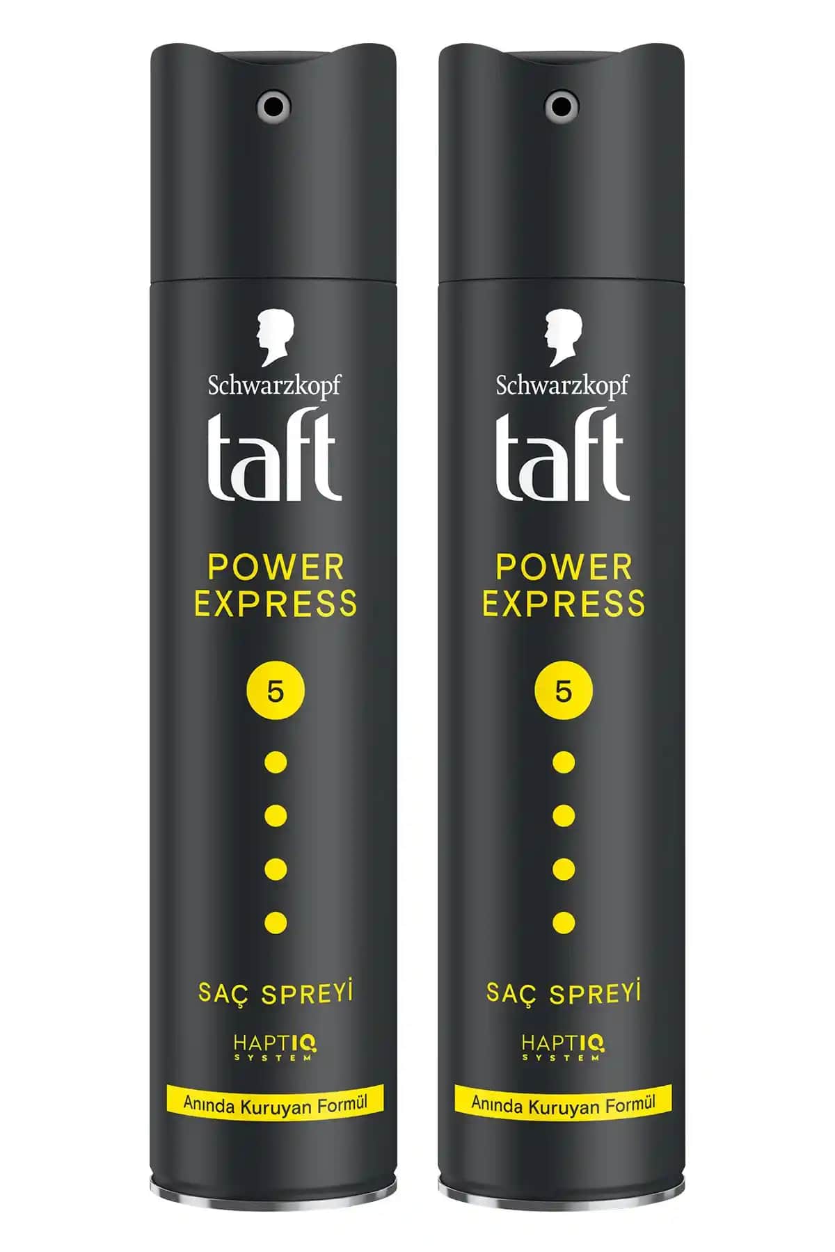 Taft Power Express Saç Spreyi 250ml 2'li Set: Güçlü ve Hızlı Kuruyan Saç Sabitleme Çözümü