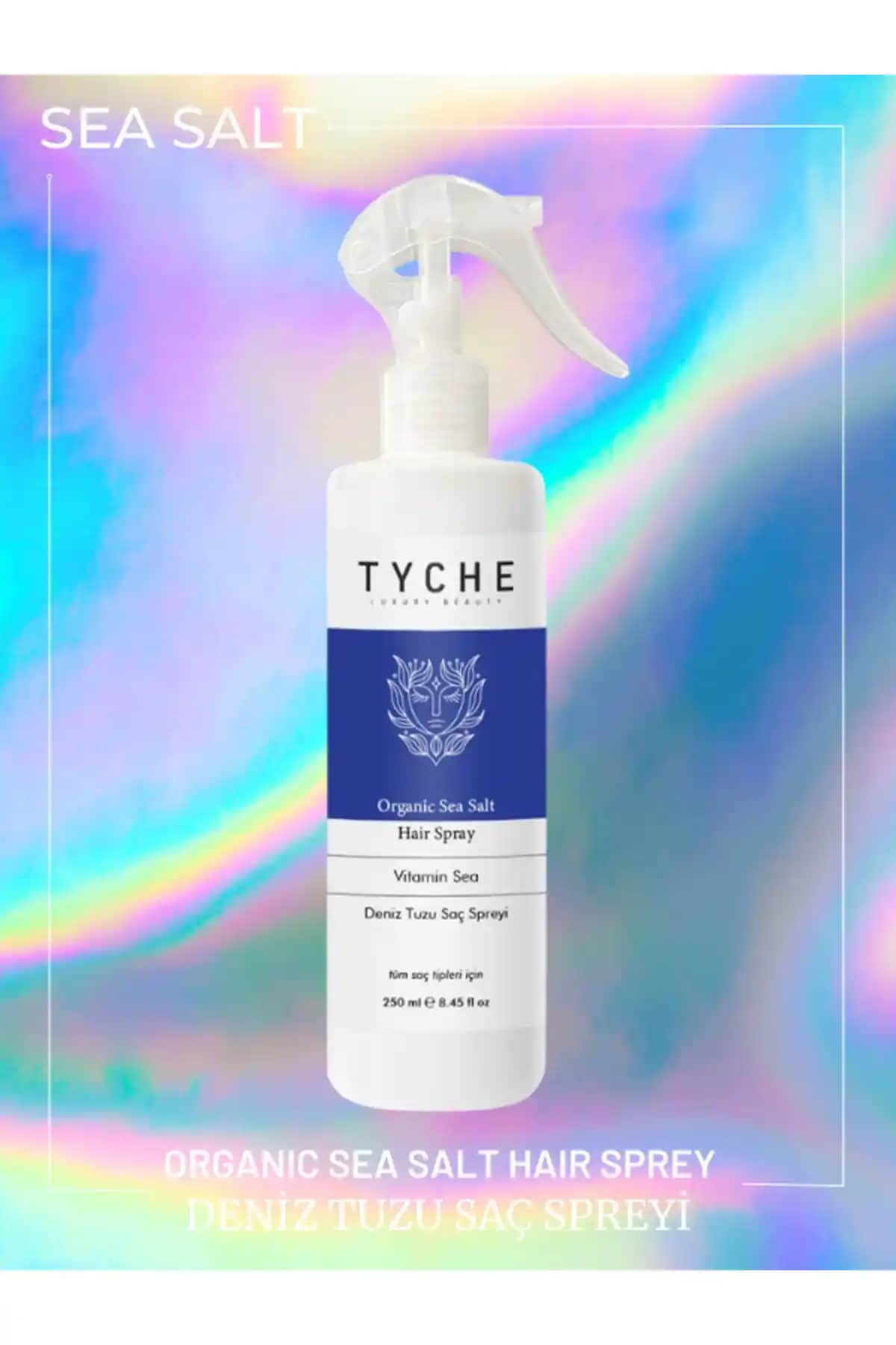 TYCHE LUXURY BEAUTY Deniz Tuzu Saç Spreyi ile Doğal Hacim ve Dolgunluk Sağlayın