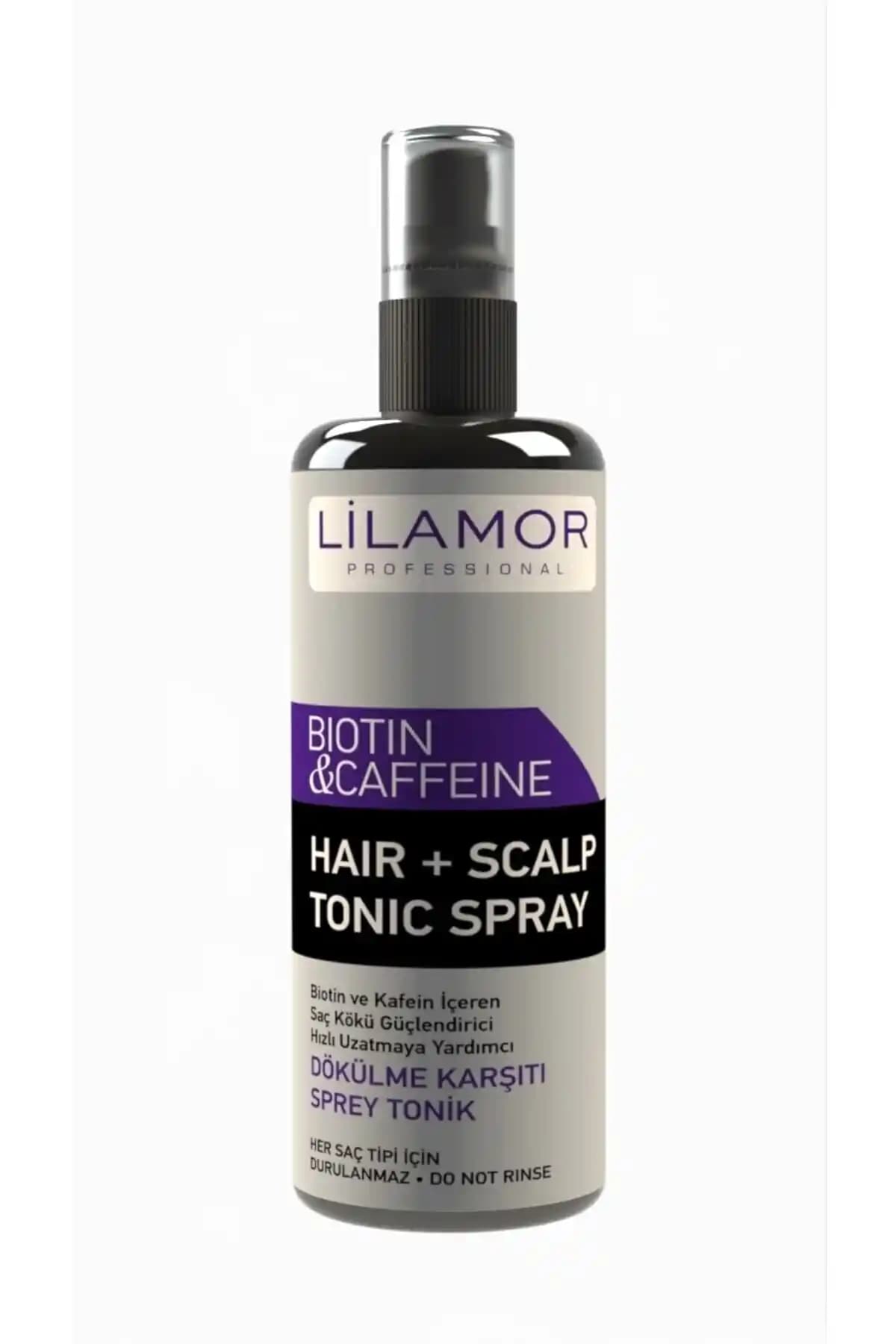 Lilamor 250 ml Biotin ve Kafein İçerikli Dökülme Karşıtı Tonik Sprey Ürünü Hakkında Detaylı Bilgi