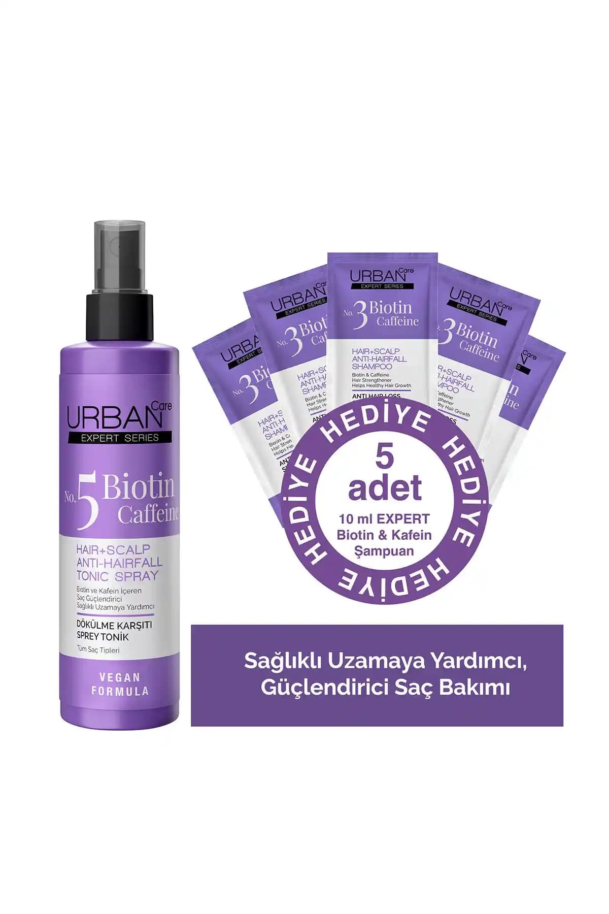 Urban Care Biotin ve Kafein Dökülme Karşıtı Saç Toniği ile Saçlarınızı Güçlendirin