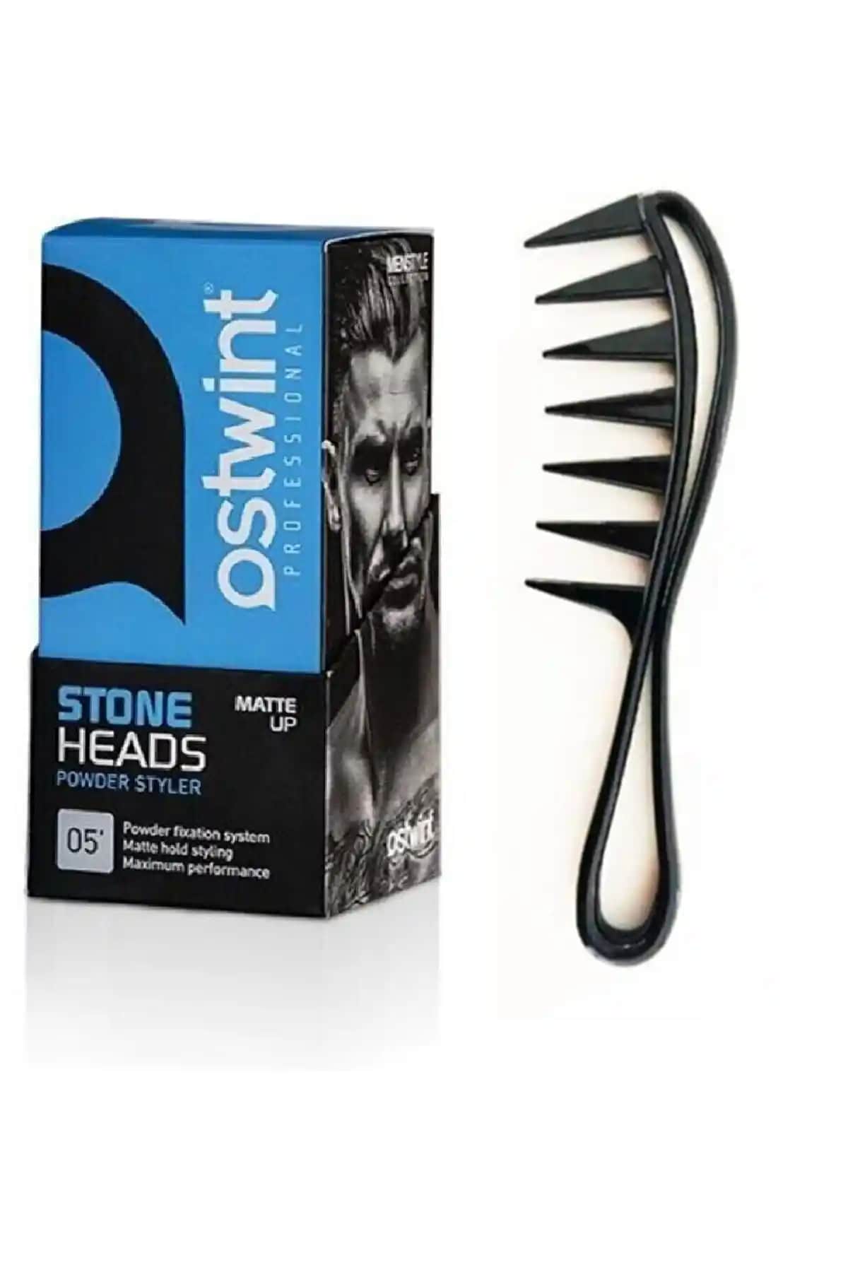 Ostwint Saç Şekillendirici Pudra ve Geniş Aralıklı Wax Tarağı İnce ve Kalıcı Şekillendirme Çözümü