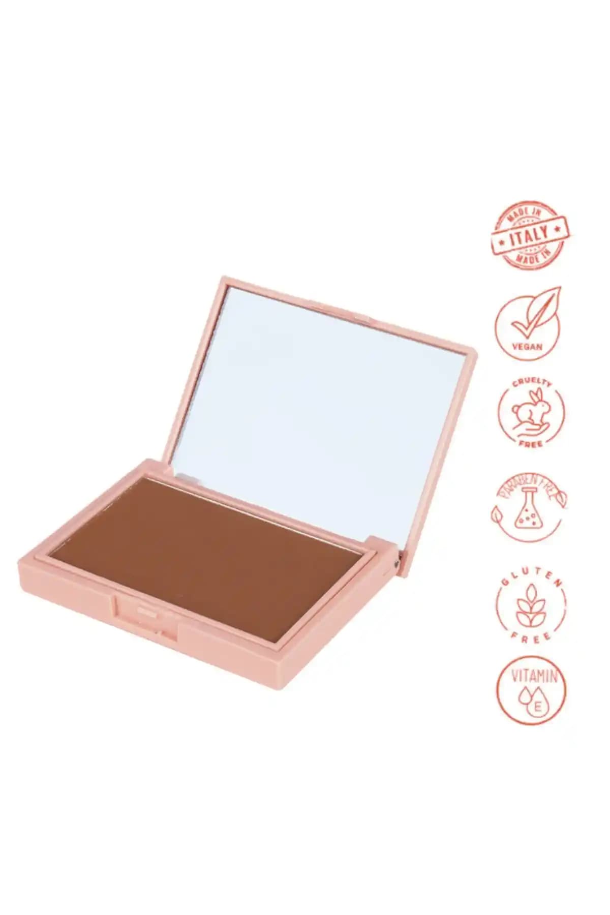 Dora Joy Kontür 01 Angel Dark Vegan Bronzer Doğal ve Kalıcı Makyaj İçin Uygun