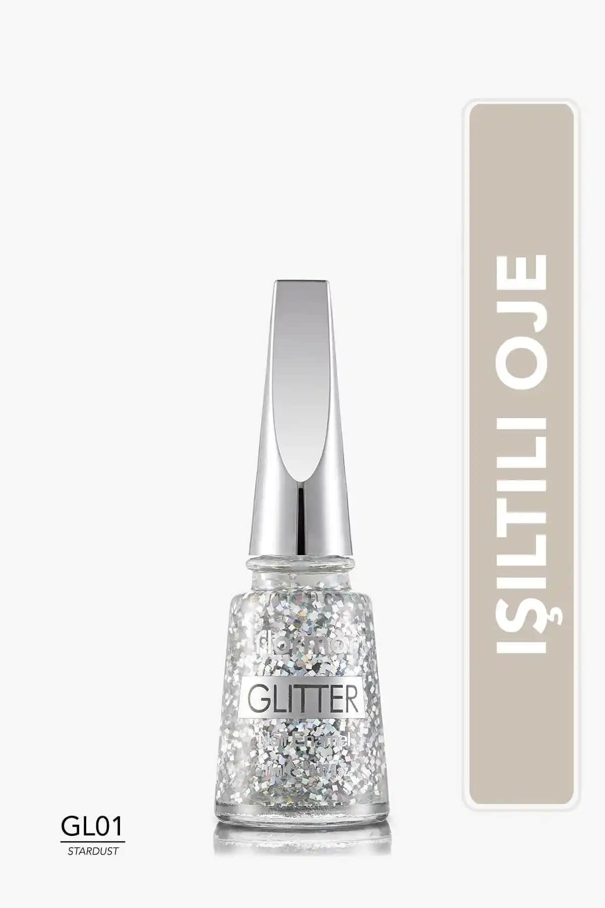 Flormar Glitter Stardust ve Glitter Nail Enamel Karşılaştırması: Renkler ve Özellikler