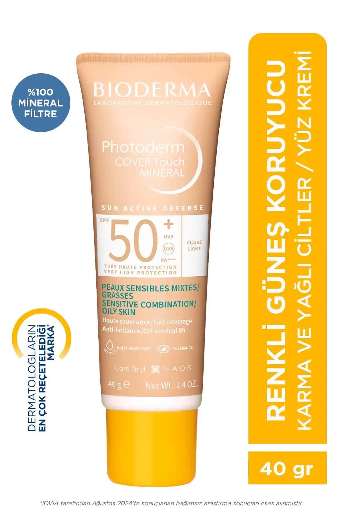 Bioderma Photoderm Cover Touch SPF50+ ve Very Light SPF50 Karşılaştırması