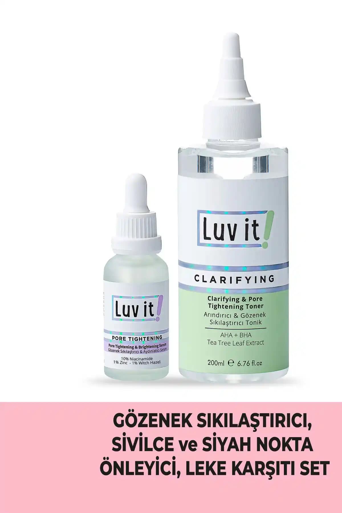 Luv it! Siyah Nokta ve Sivilce Önleyici Sebum Dengeleyici Cilt Bakım Seti İncelemesi