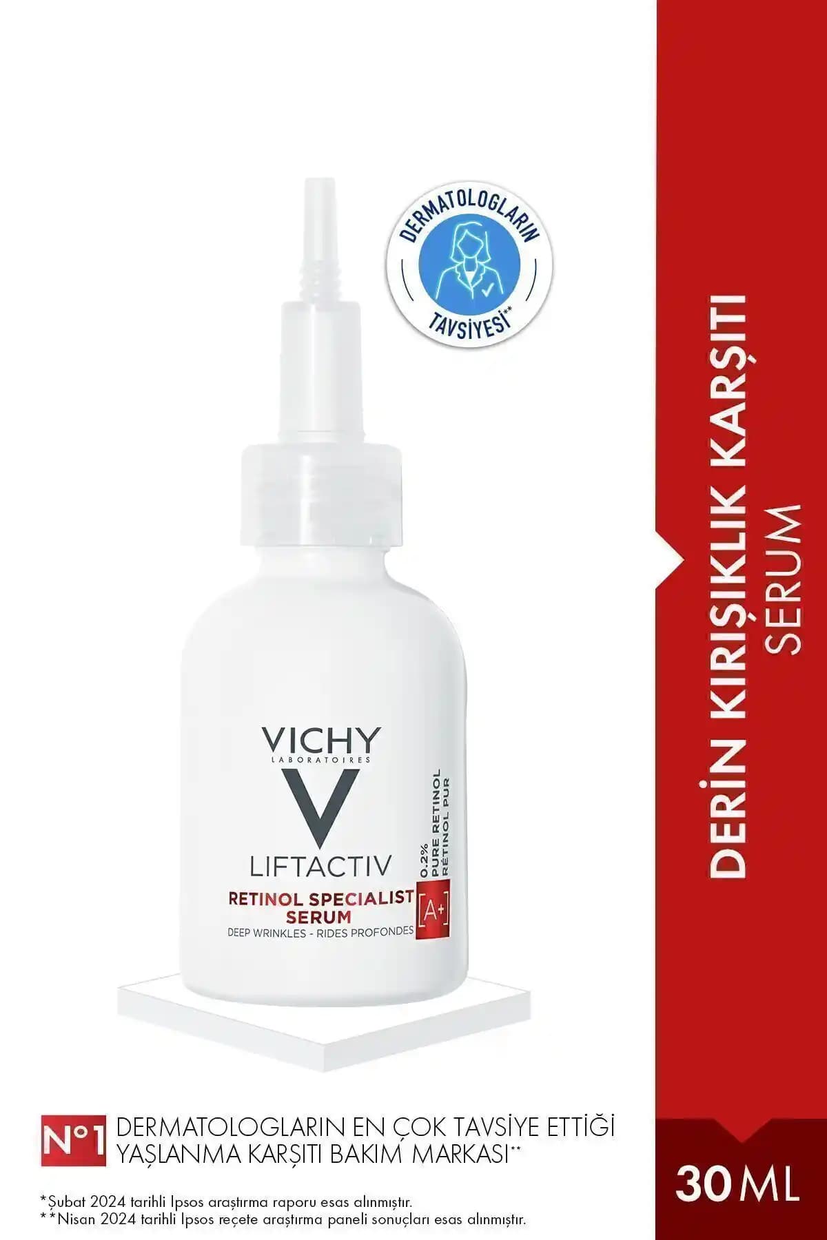 Vichy Liftactiv Retinol Uzmanı Serumu ile Cilt Yenileme ve Kırışıklık Azaltma