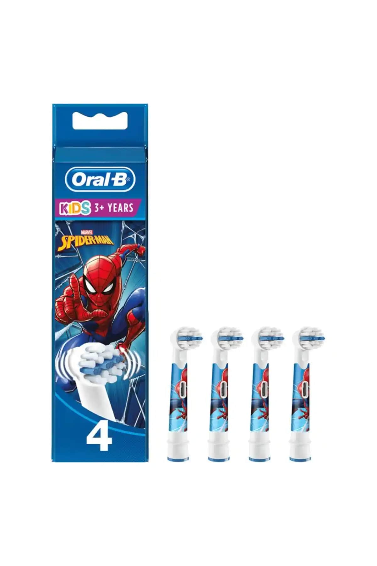 Oral-B Stages Spiderman Temalı Çocuklar İçin Yedek Diş Fırçası Başlıkları