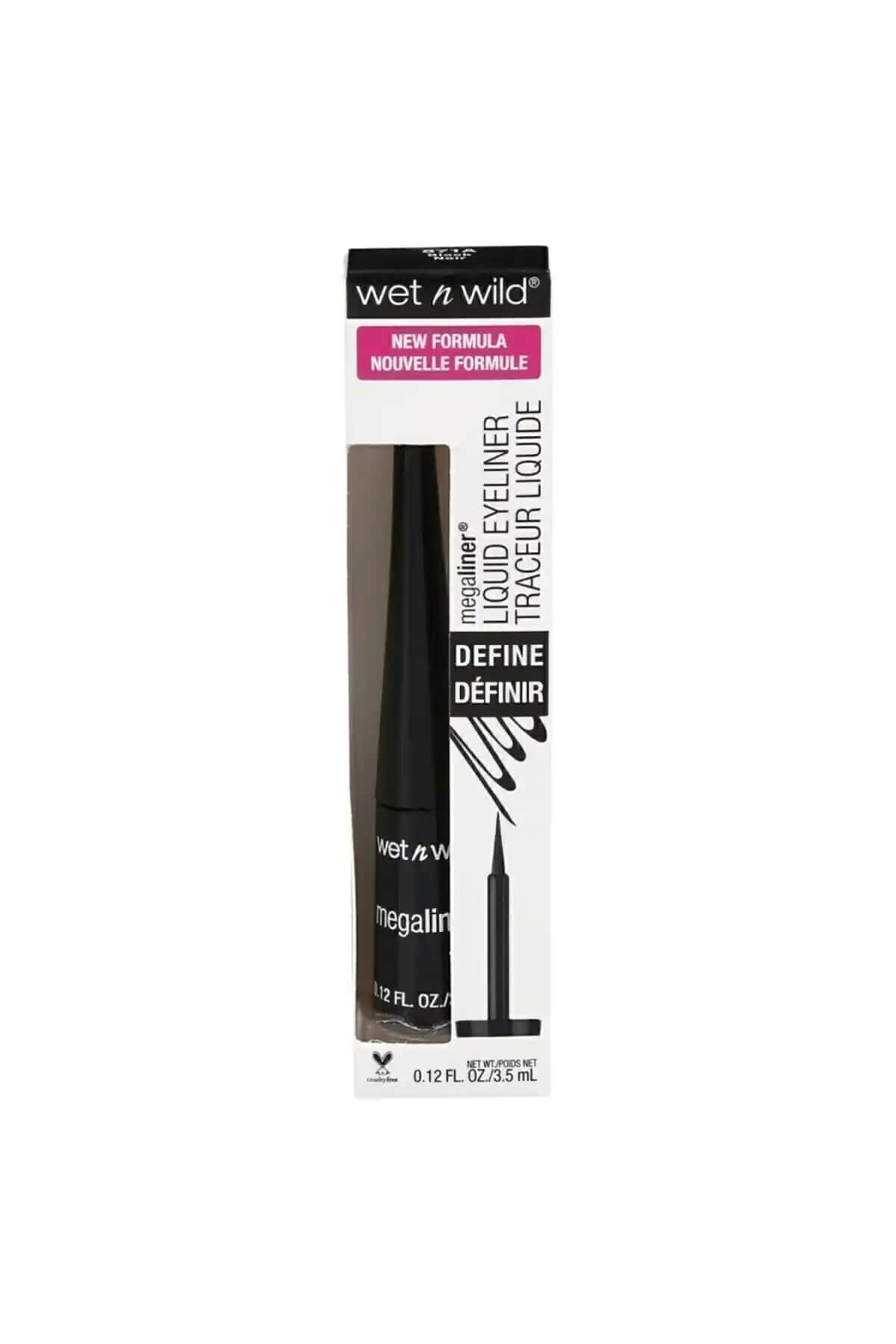 WET N WİLD Megaliner Likit Eyeliner Black: Kaliteli ve Uzun Süre Dayanan Göz Kalemi