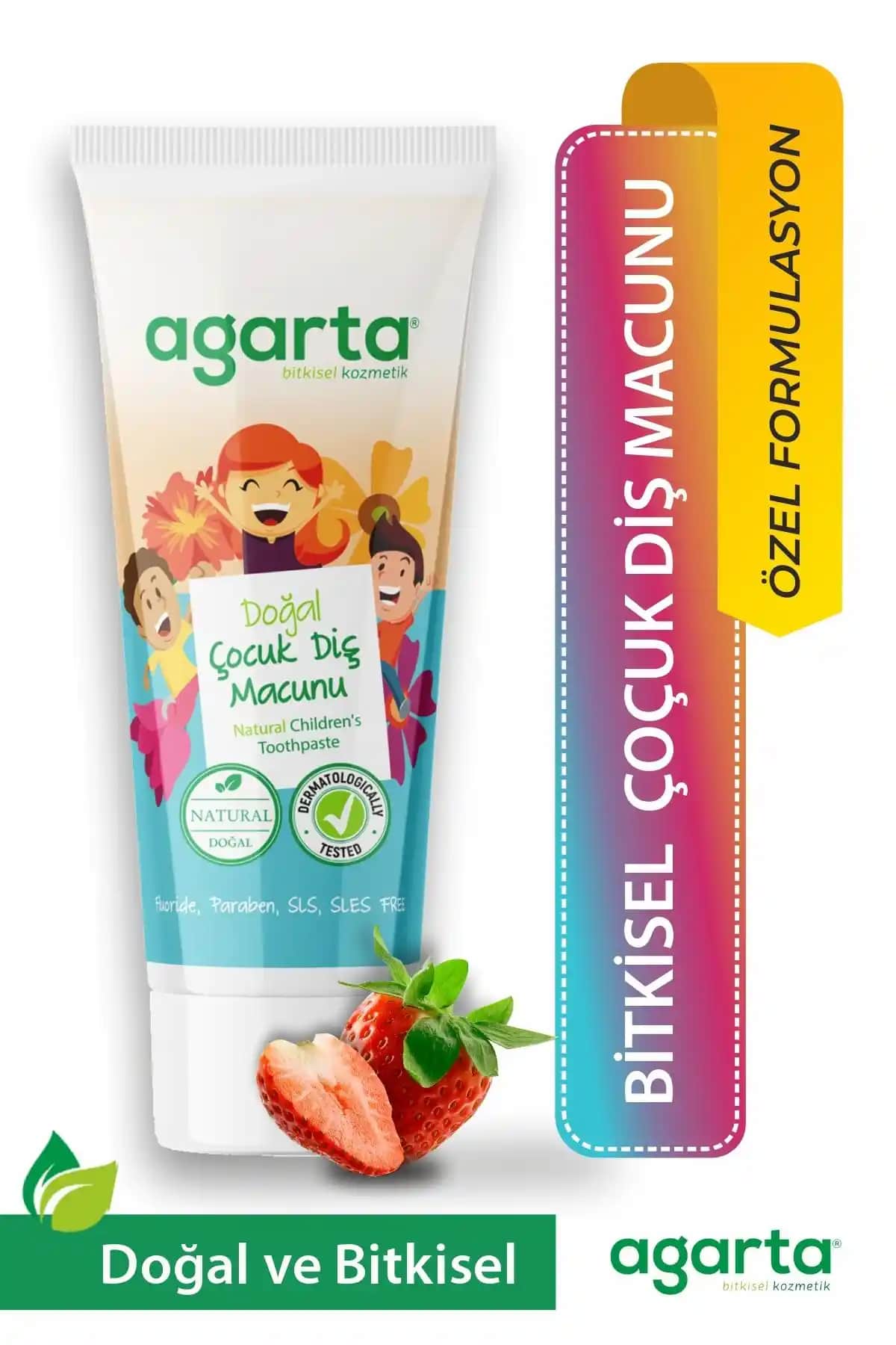 Agarta Doğal Çocuk Florürsüz Beyazlatıcı Diş Macunu: Güvenli ve Eğlenceli Ağız Bakımı