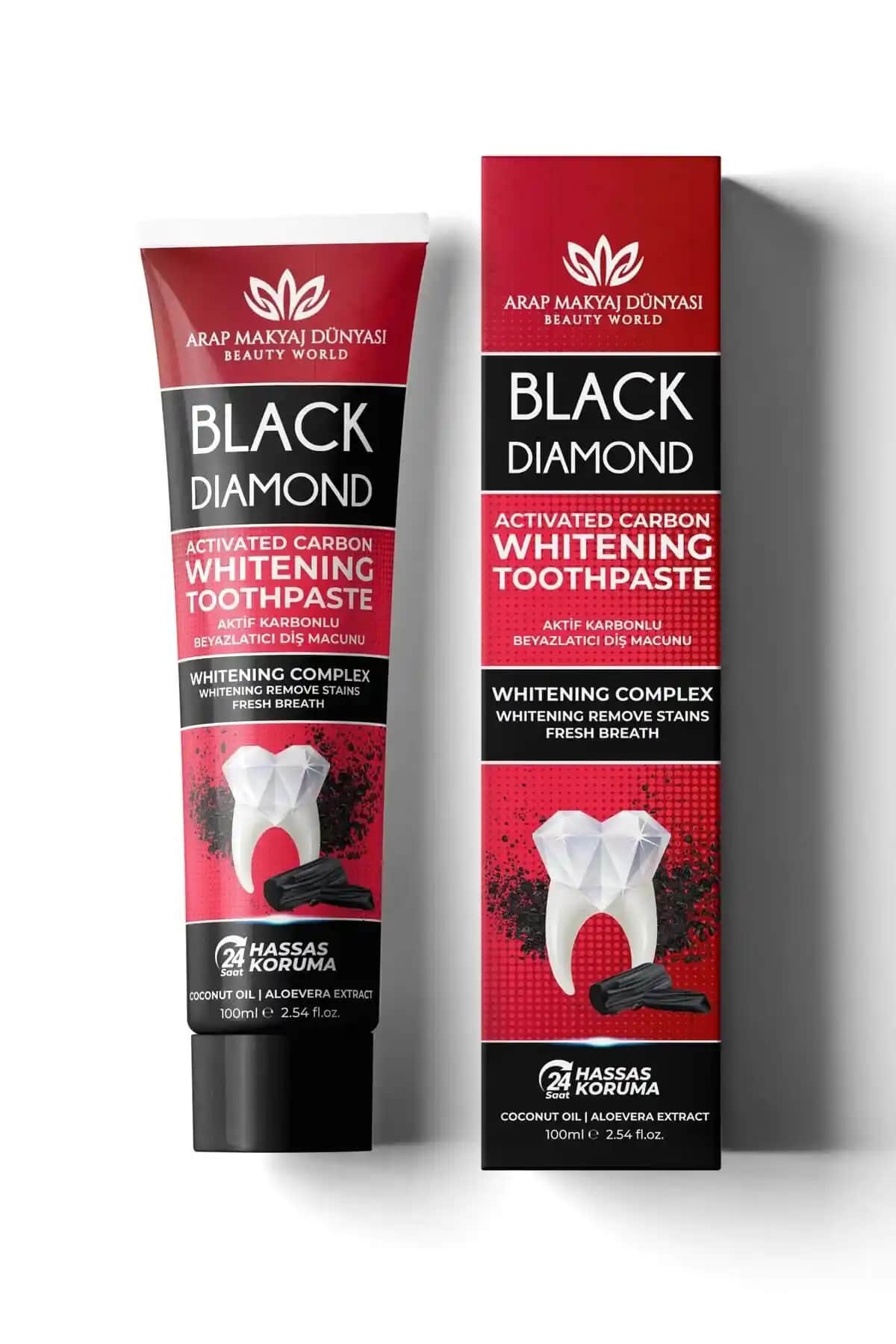 Arap Makyaj Dünyası Black Diamond Aktif Karbon Beyazlatıcı Diş Macunu Özellikleri ve Kullanım Rehberi