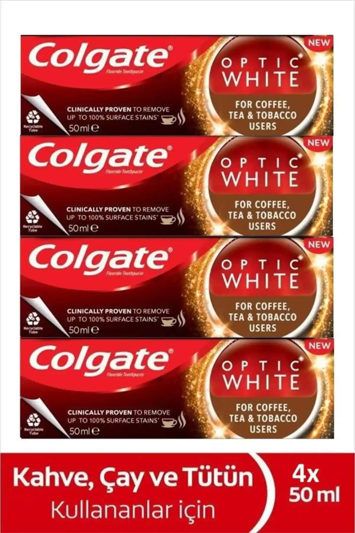 Colgate Optic White Kahve Çay ve Tütün Kullanıcıları İçin Diş Macunu İncelemesi