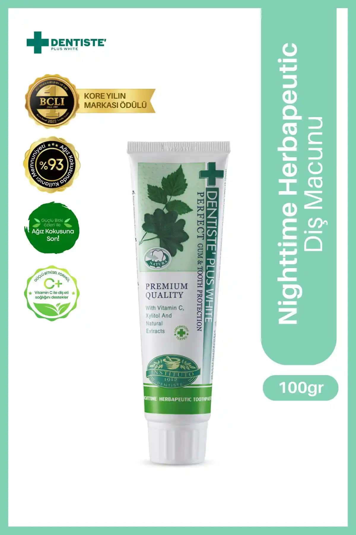 Dentiste Plus Nighttime Herbapeutic Diş Macunu ile Güvenli ve Doğal Ağız Bakımı