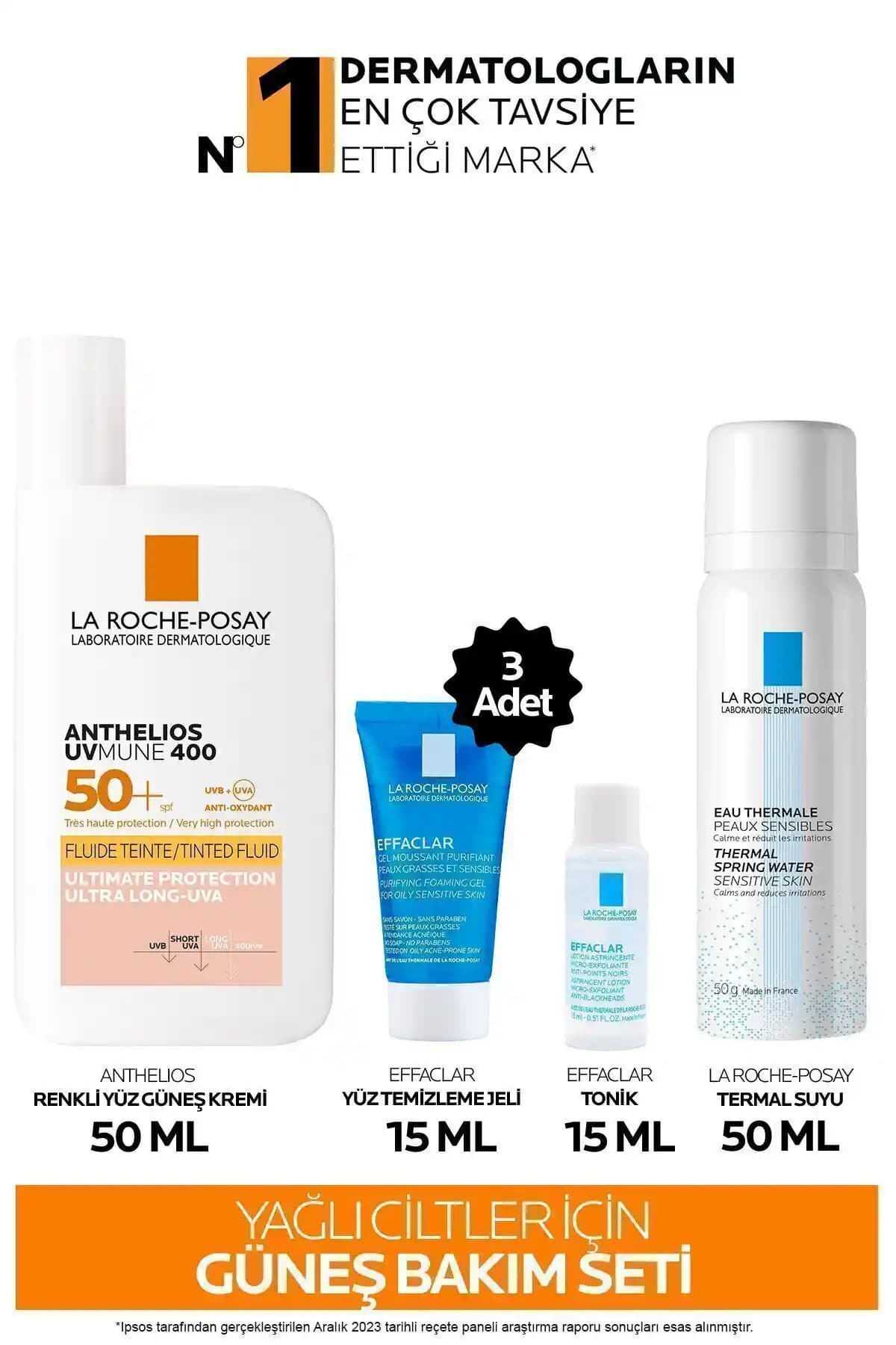 La Roche Posay Yağlı Ciltler İçin Geliştirilmiş Güneş Kremi Setleri Karşılaştırması