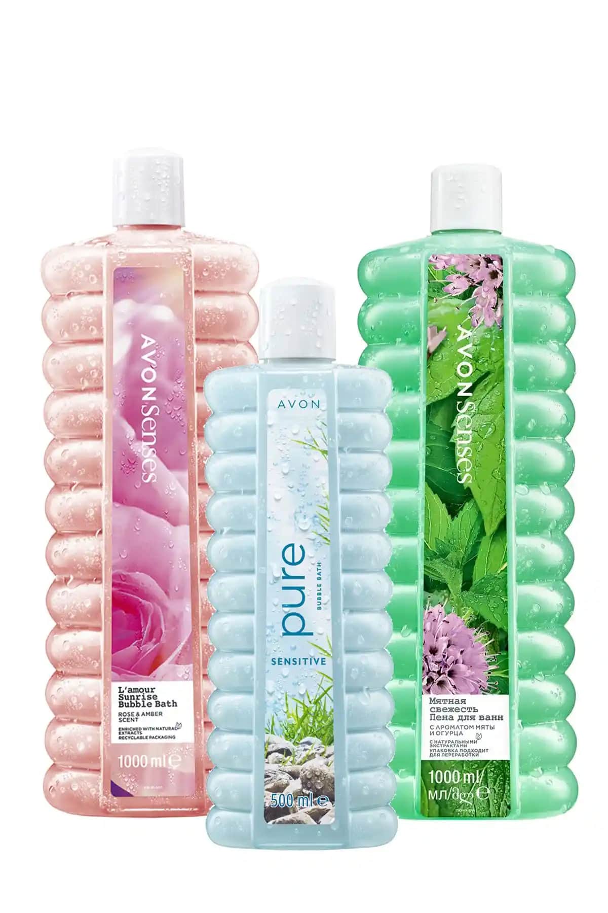 Avon Senses Nane Salatalık ve Pure Banyo Köpüğü Karşılaştırması ve Ürün Özellikleri